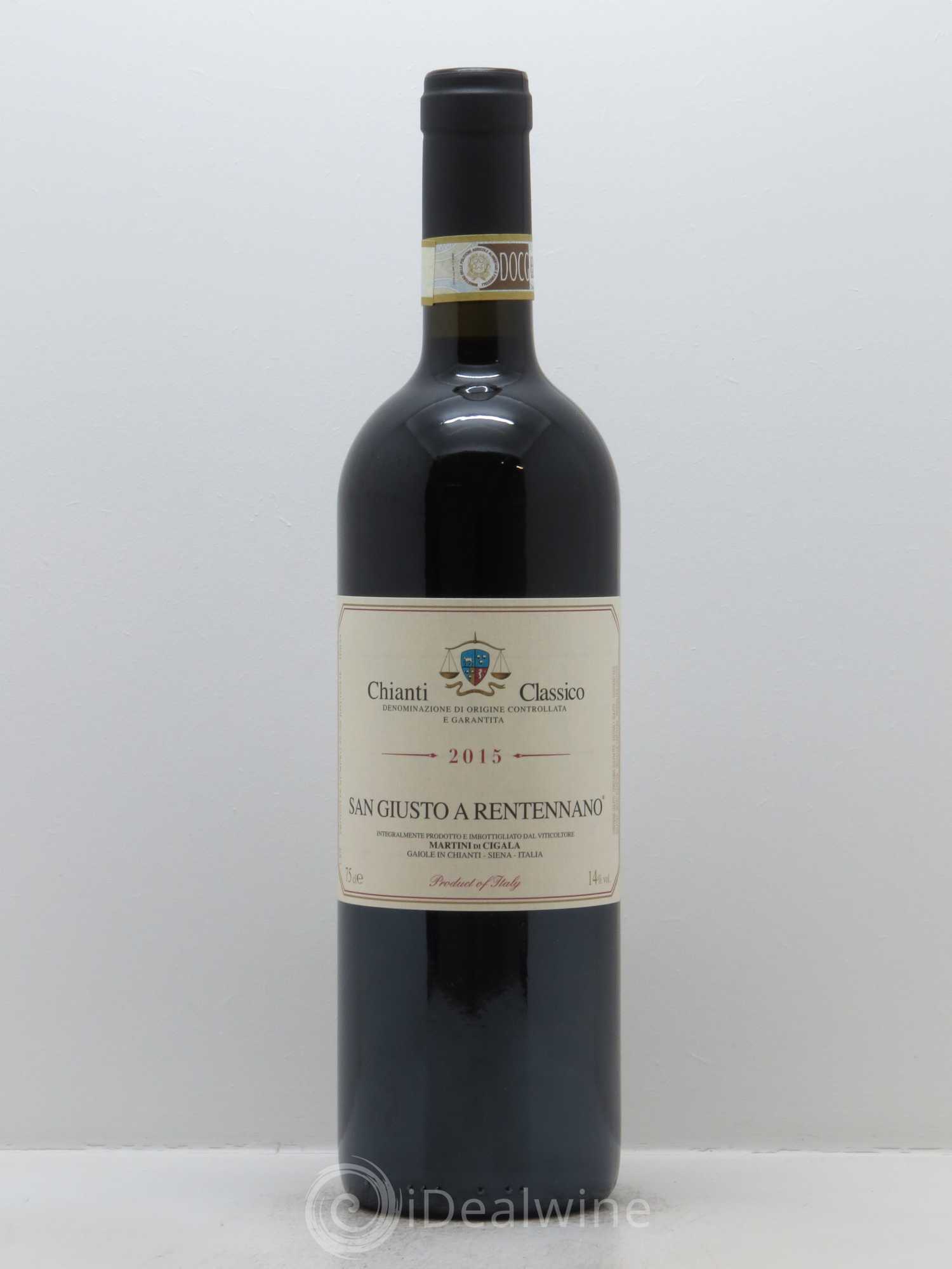 Chianti Classico DOCG San Giusto A Rentennano Famille Martini di Cigala 2015 - Lot de 1 bouteille - 0