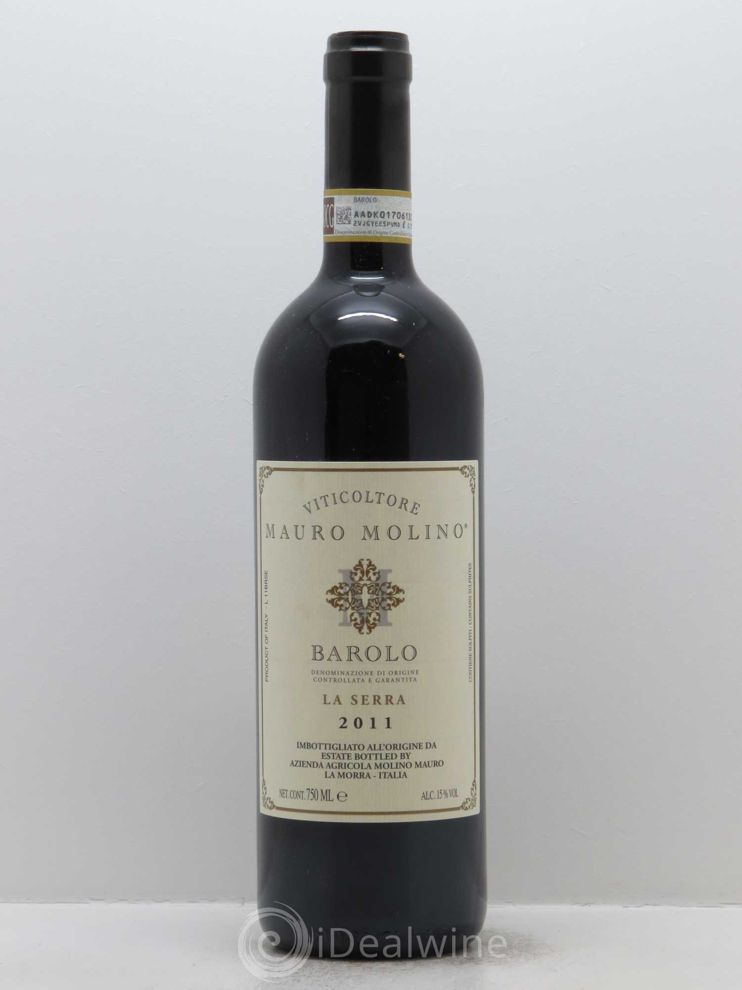 Barolo DOCG Mauro Molino La Serra 2011 - Lot de 1 bouteille - 0