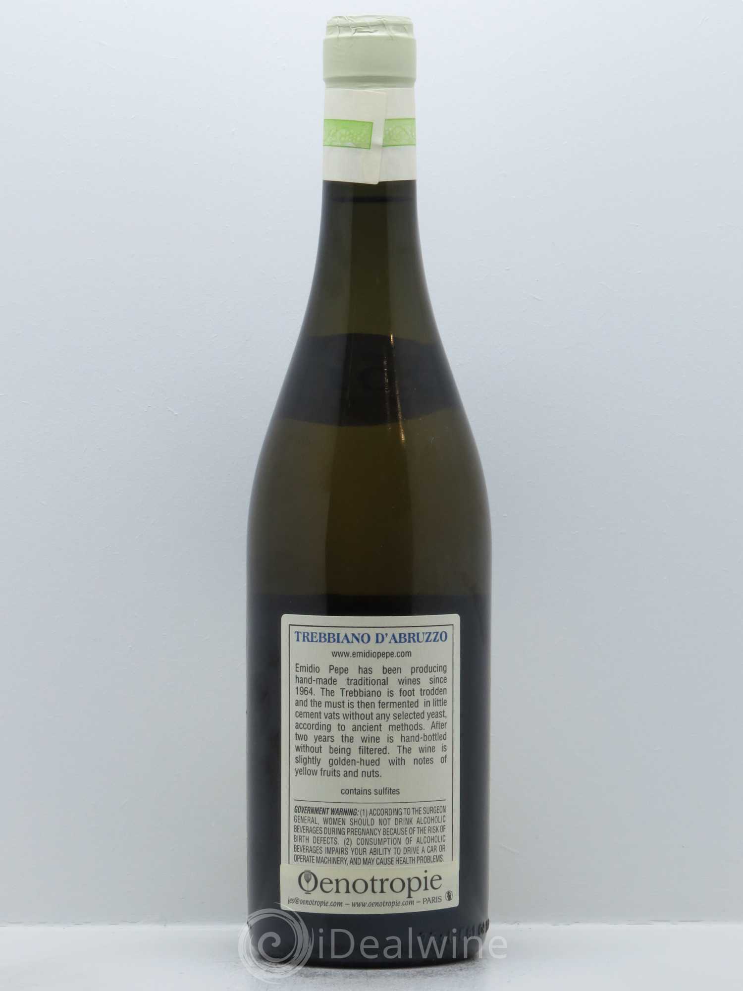 Trebbiano d'Abruzzo DOC Vecchie Viti Emidio Pepe 2014 - Lot de 1 bouteille - 1