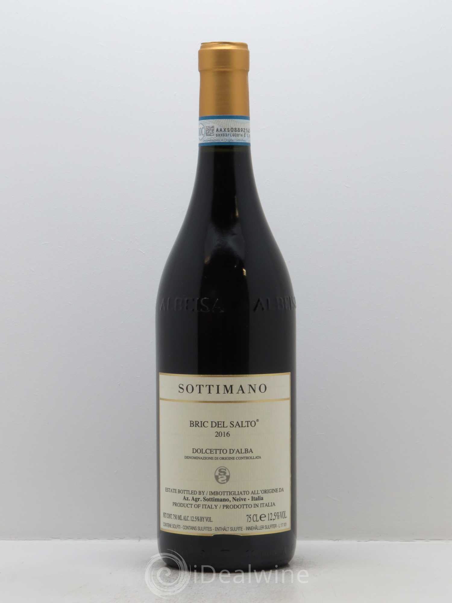 Dolcetto d'Alba DOC Bric del Salto Sottimano 2016 - Lot de 1 bouteille - 0