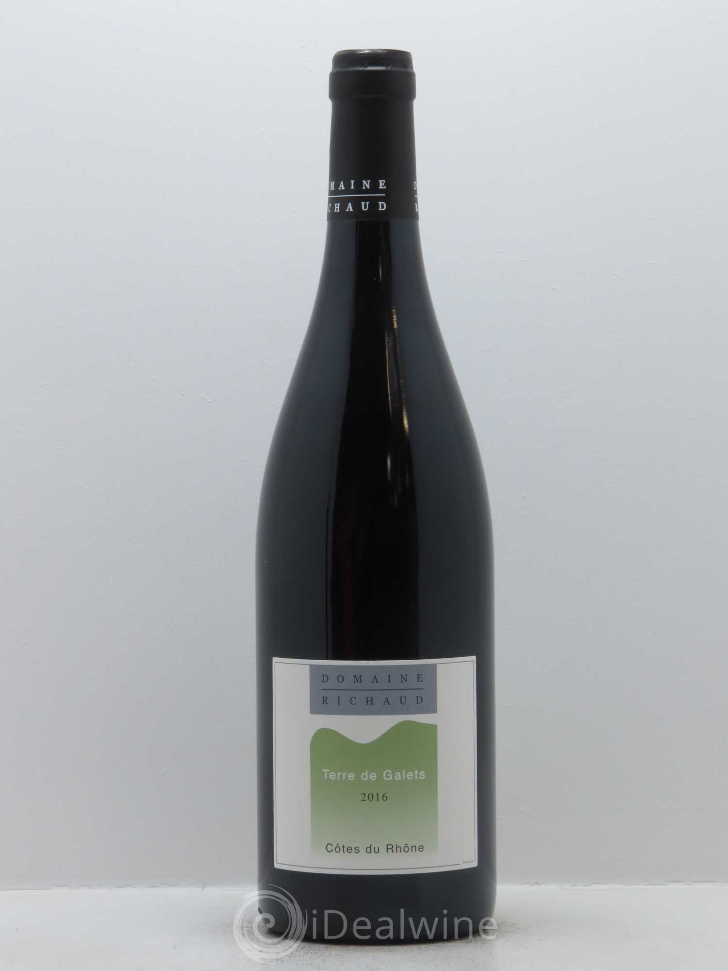 Côtes-du-Rhône Terre de Galets Marcel Richaud 2016 - Lot de 1 bouteille - 0