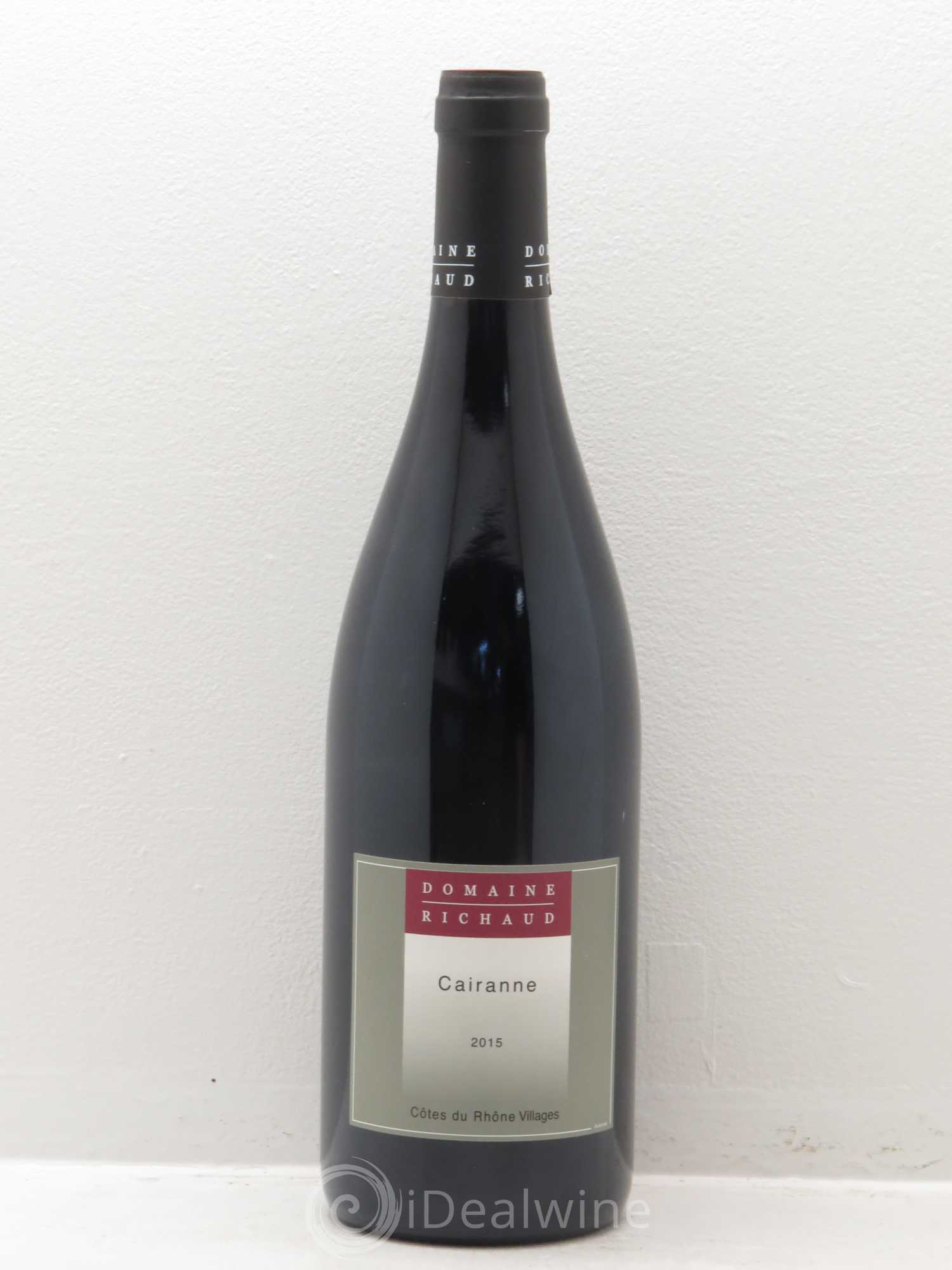 Cairanne Marcel Richaud 2015 - Lot de 1 bouteille - 0
