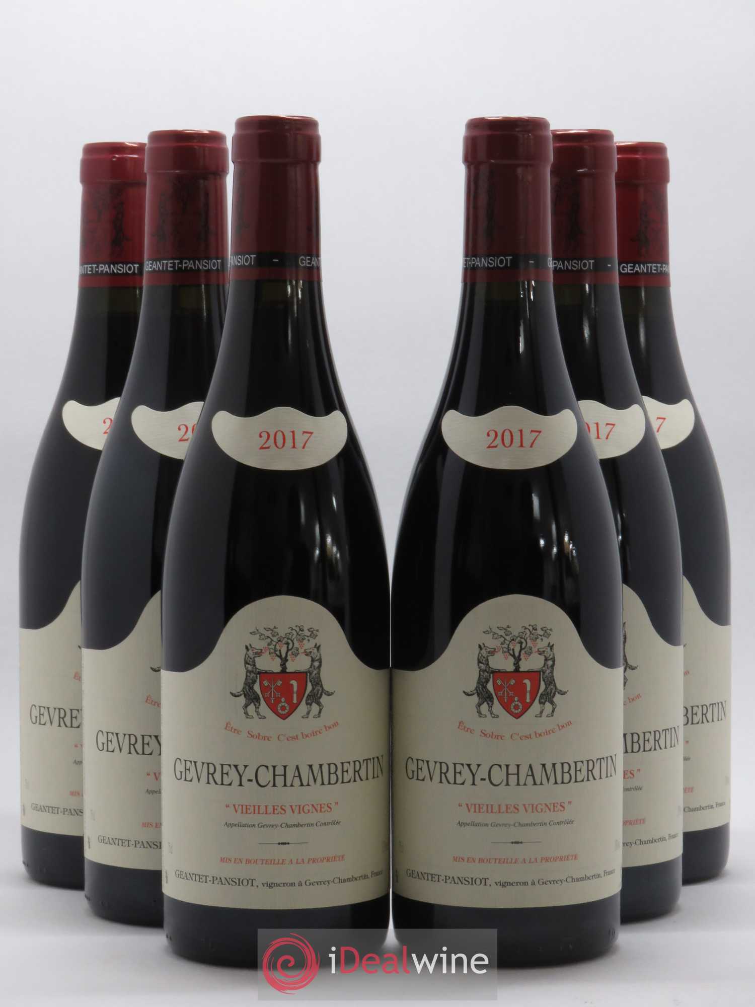 Gevrey-Chambertin Vieilles vignes Geantet-Pansiot 2017 - Lot de 6 bouteilles - 0