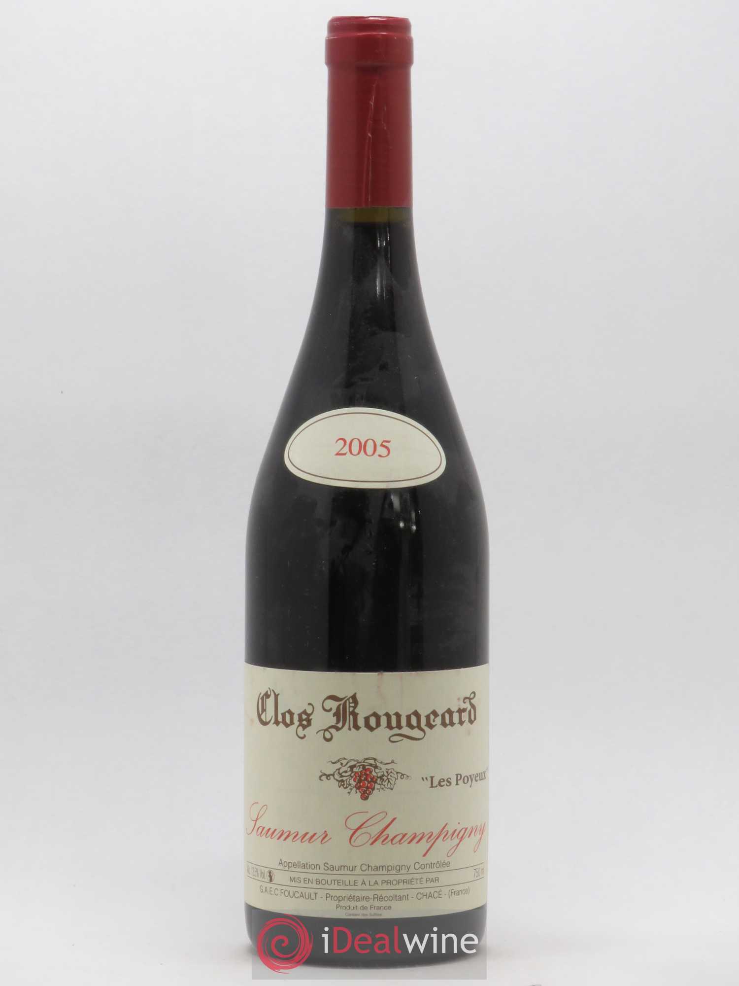 Saumur-Champigny Les Poyeux Clos Rougeard 2005 - Lot de 1 bouteille - 0