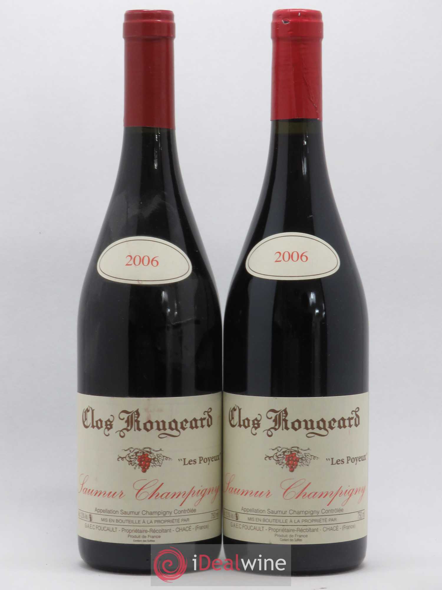 Saumur-Champigny Les Poyeux Clos Rougeard 2006 - Lot de 2 bouteilles - 0
