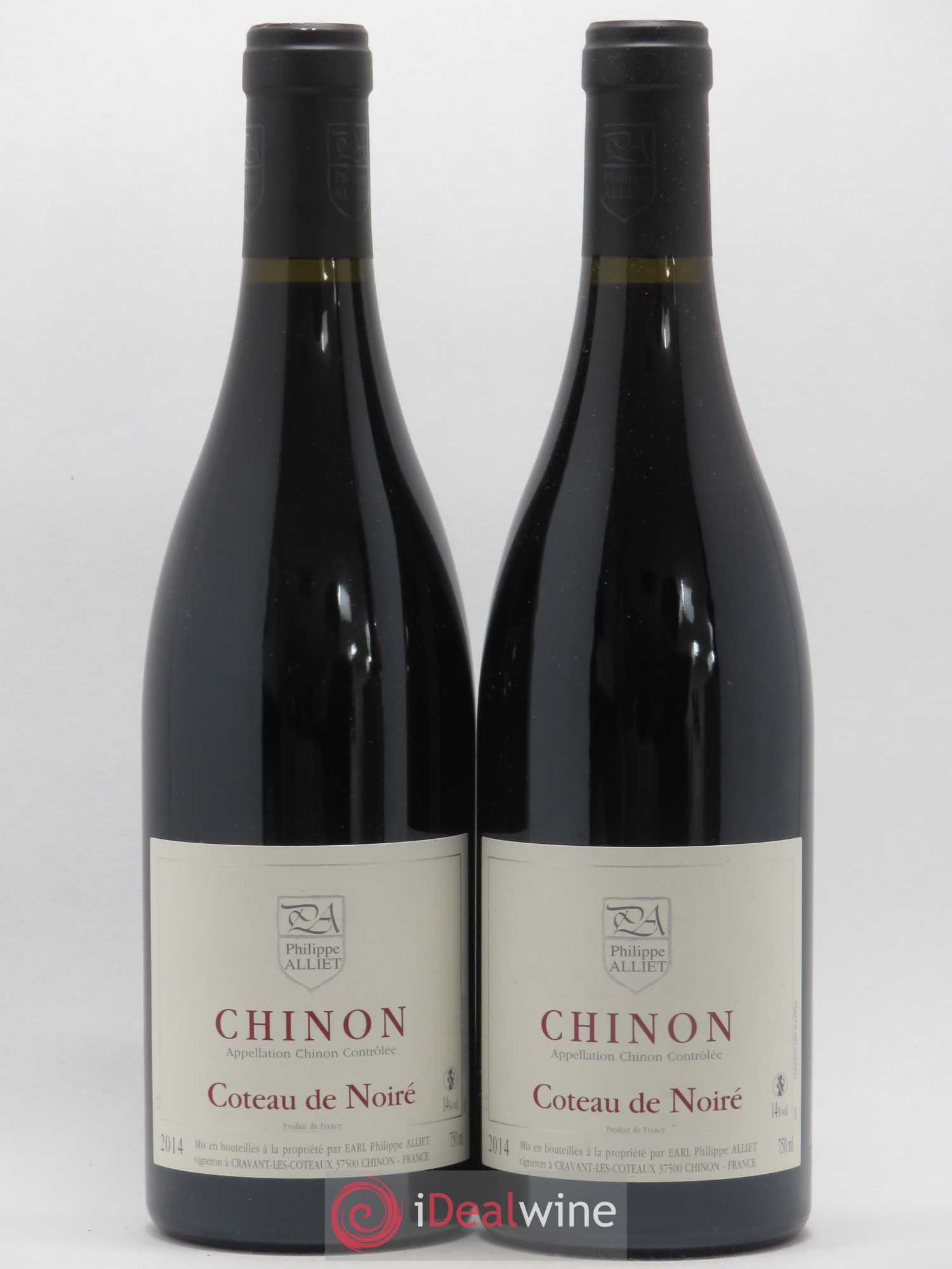 Chinon Coteau de Noiré Philippe Alliet 2014 - Lot de 2 bouteilles - 0