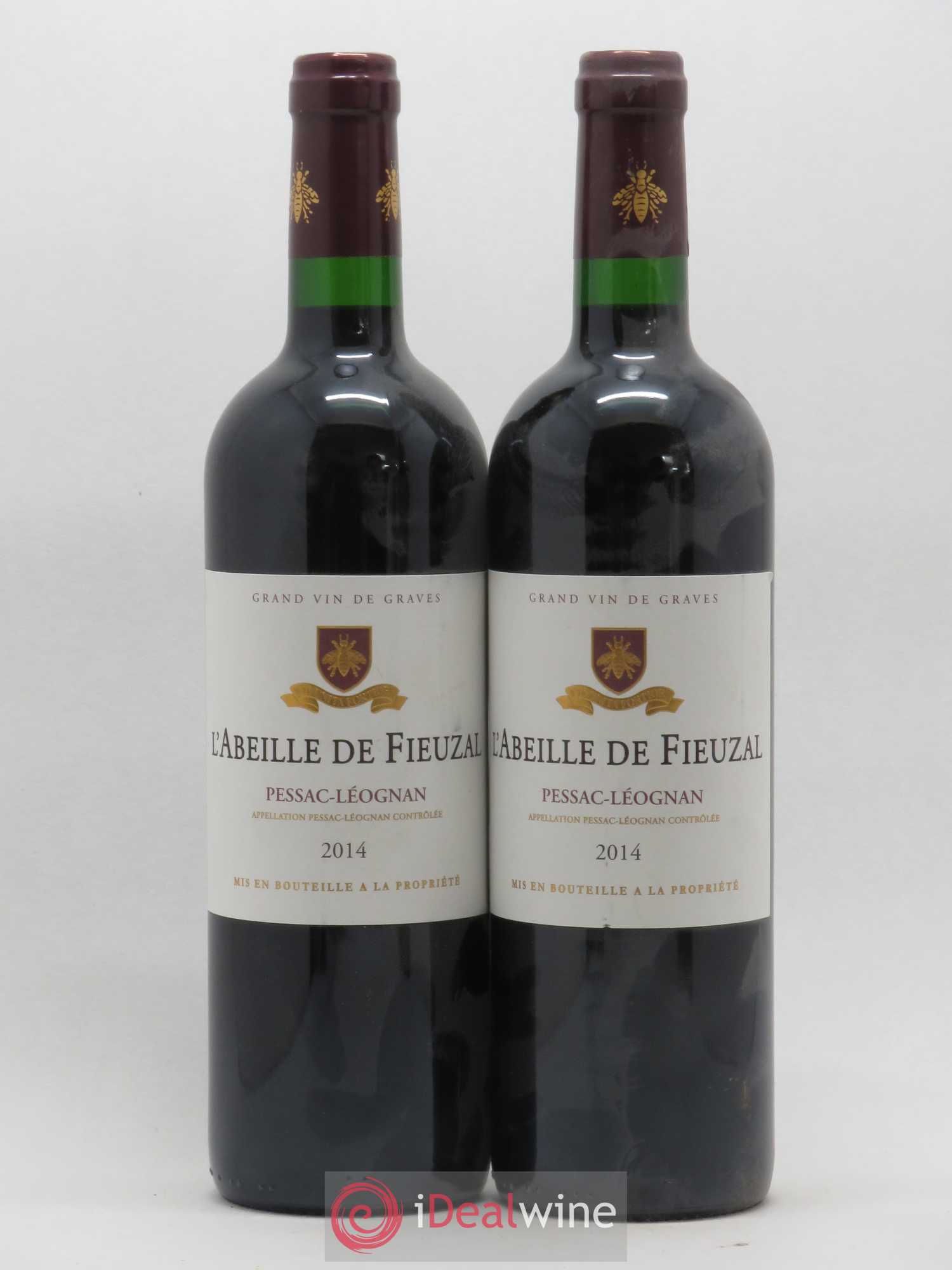 Abeille de Fieuzal 2014 - Lot de 2 bouteilles - 0