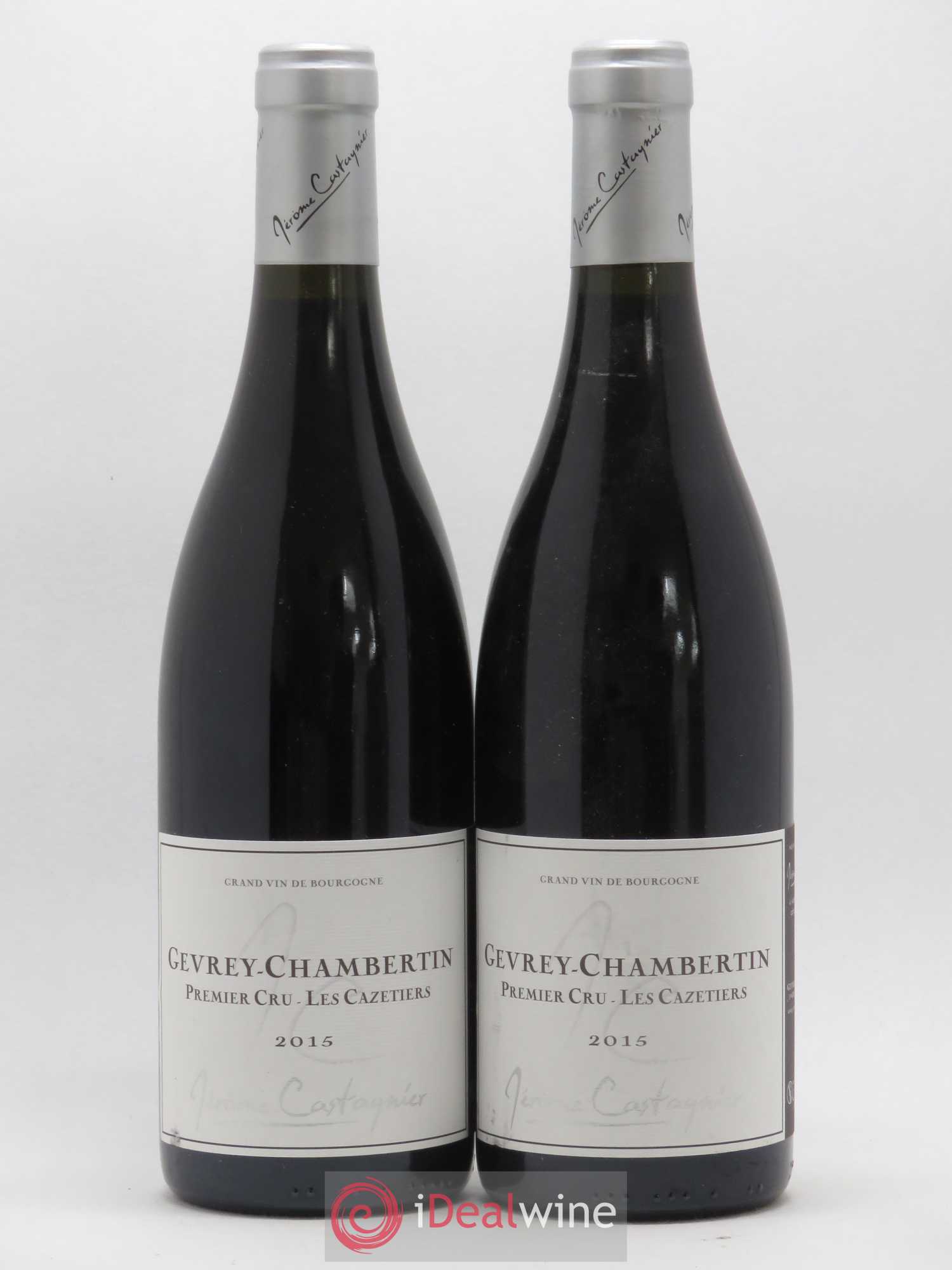 Gevrey-Chambertin 1er Cru Les Cazetiers Jerome Castagnier 2015 - Posten von 2 Flaschen - 0