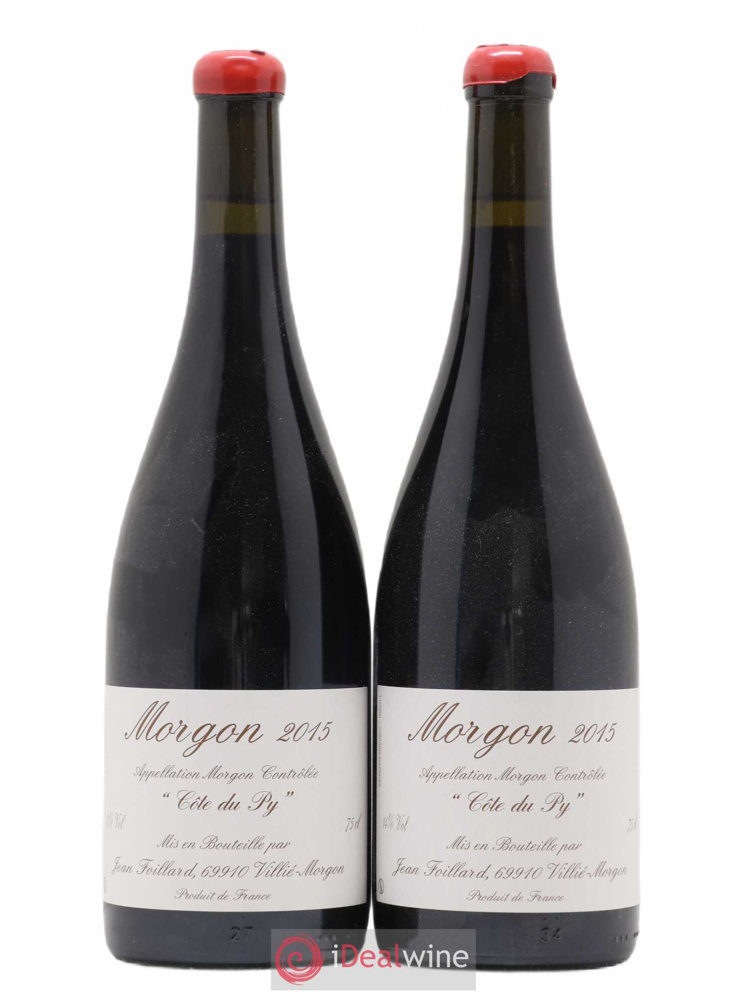 Morgon Côte du Py Jean Foillard 2015 - Lot de 2 bouteilles - 0