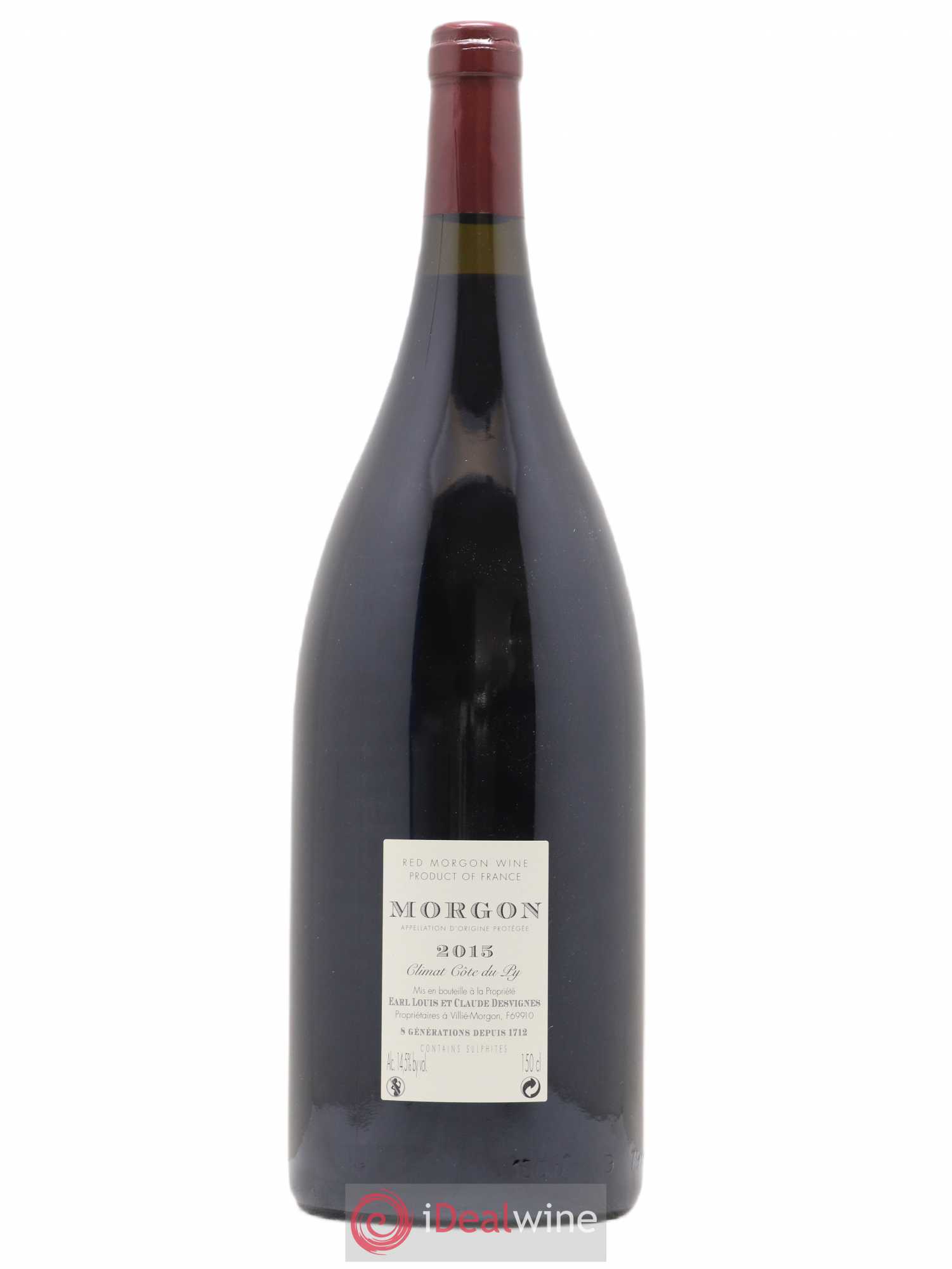 Morgon Côte du Py Louis-Claude Desvignes 2015 - Lot de 1 magnum - 1