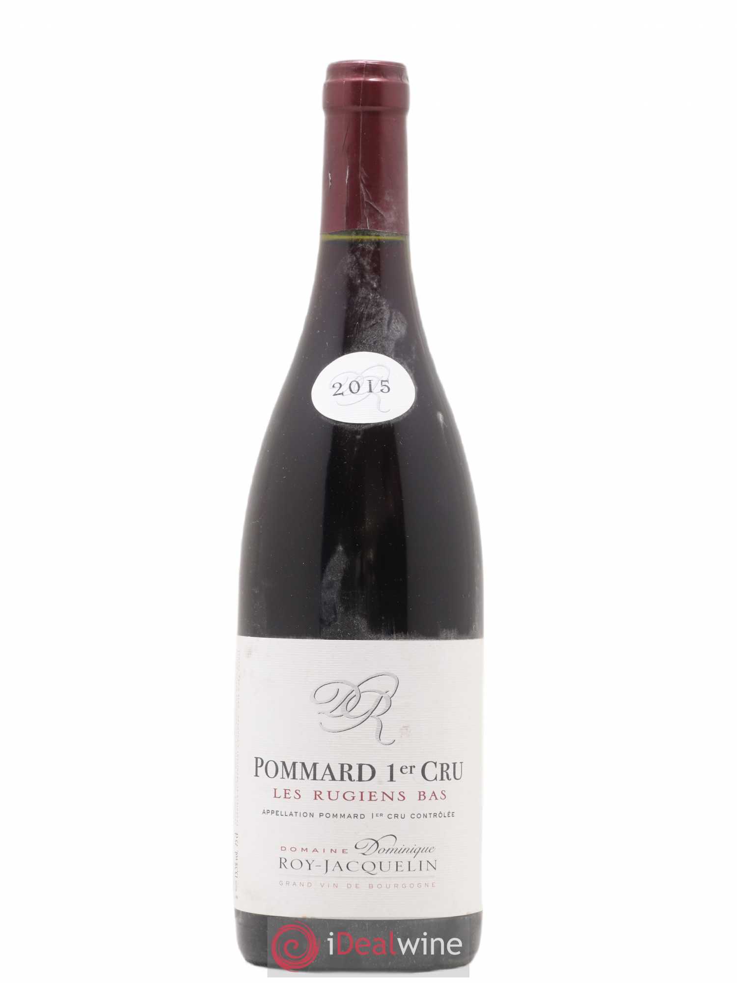 Pommard 1er Cru Les Rugiens Bas Roy Jacquelin 2015 - Lot de 1 bouteille - 0