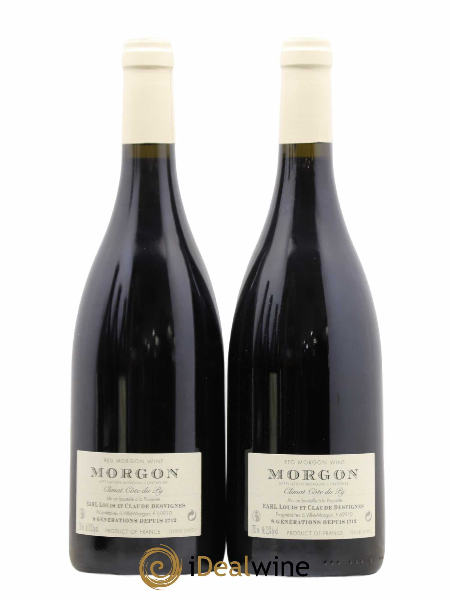 Morgon Côte de Py Javernières Louis-Claude Desvignes 2014 - Lot de 2 bouteilles - 1