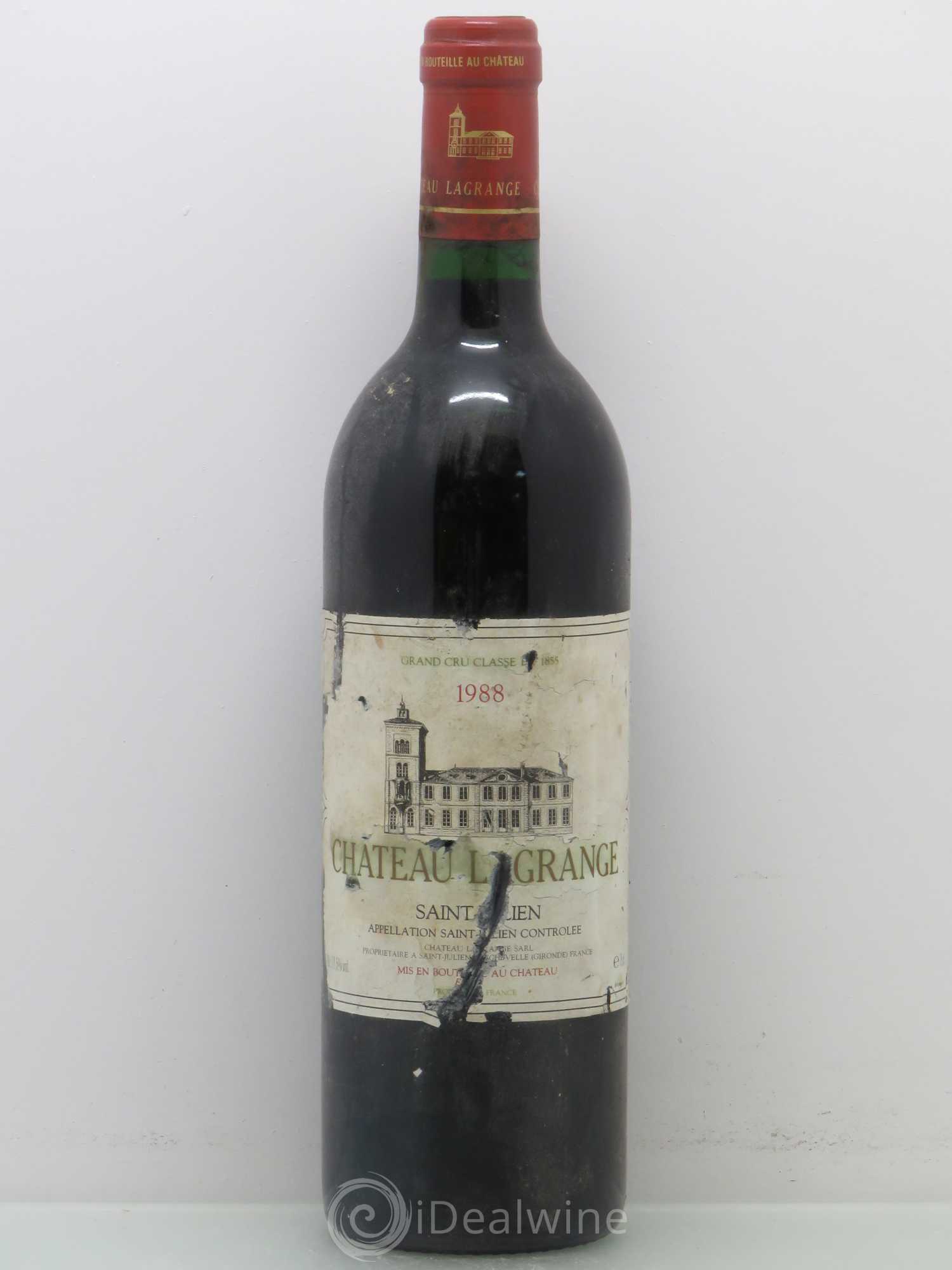 Château Lagrange 3ème Grand Cru Classé 1988 - Lot de 1 bouteille - 0