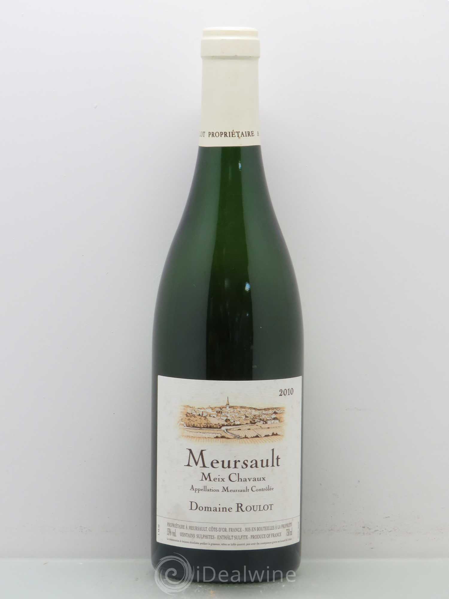 Meursault Meix Chavaux Roulot (Domaine) 2010 - Lot de 1 bouteille - 0