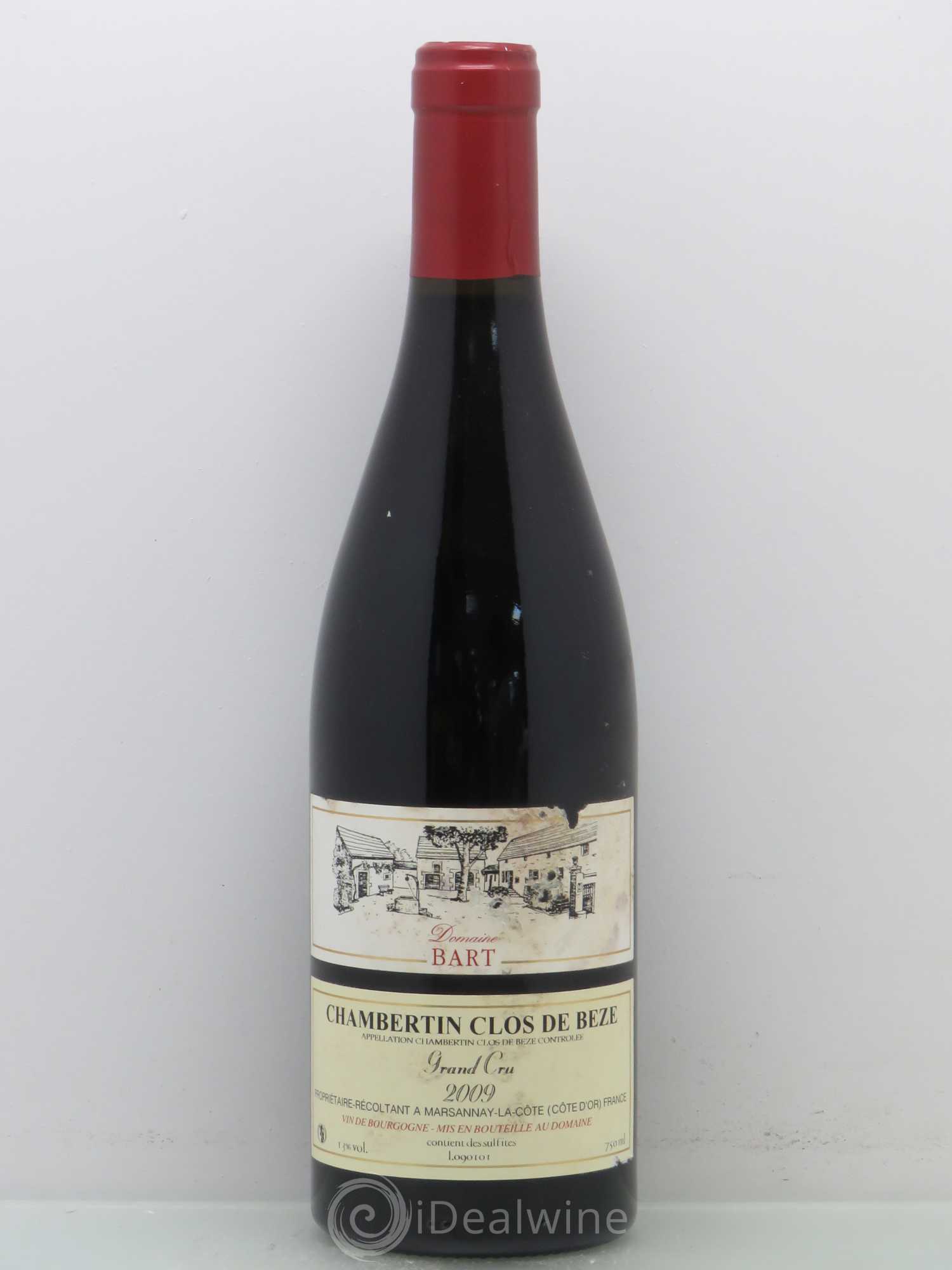 Chambertin Clos de Bèze Grand Cru Domaine Bart 2009 - Lot de 1 bouteille - 0