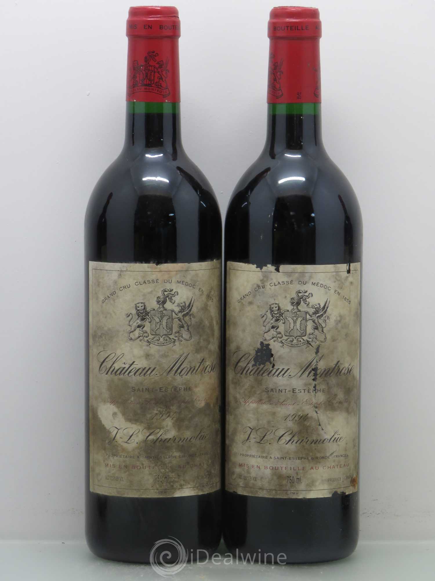 Château Montrose 2ème Grand Cru Classé 1994 - Lot de 4 bouteilles - 1