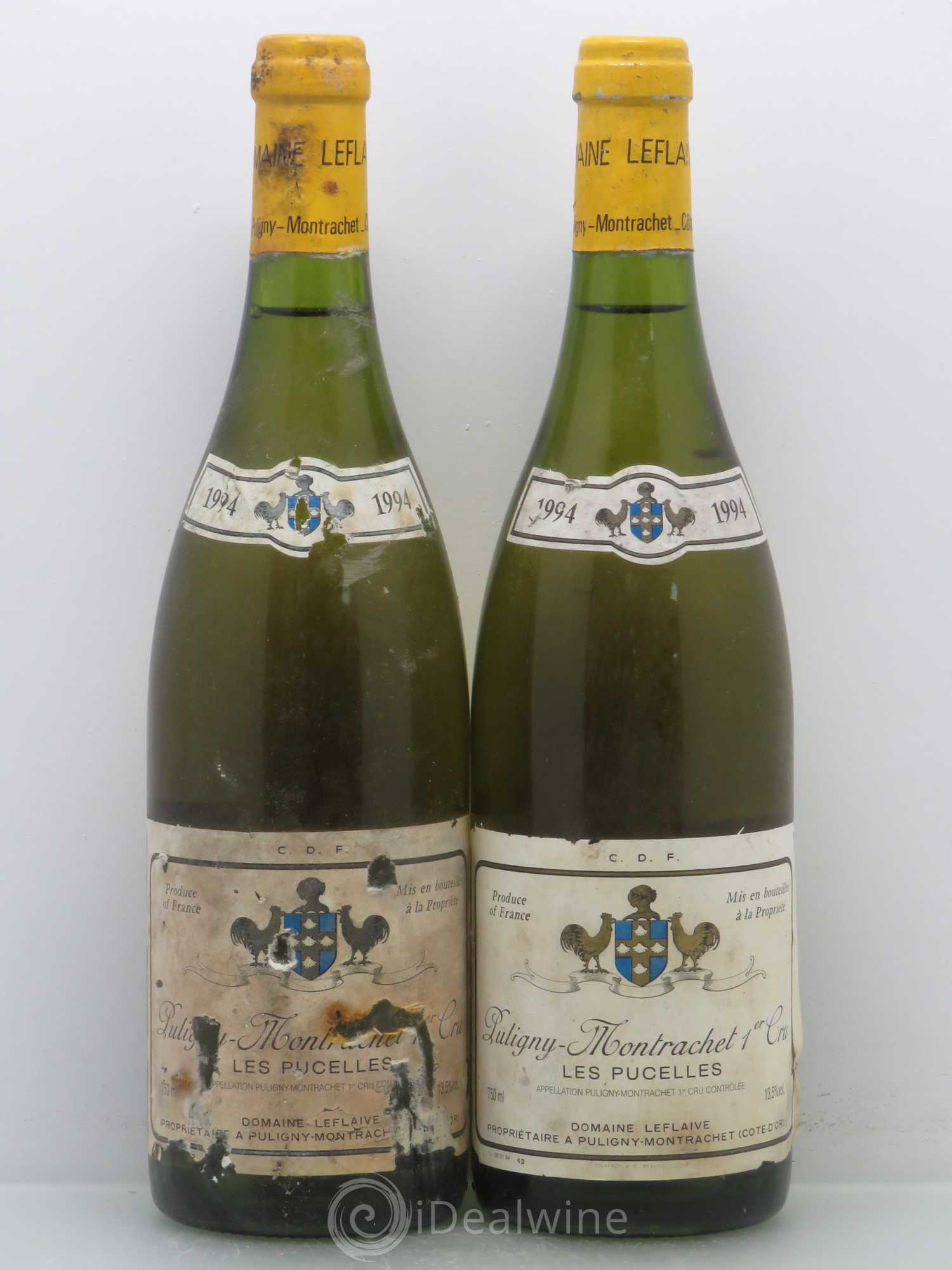 Puligny-Montrachet 1er Cru Les Pucelles Leflaive (Domaine) 1994 - Lot de 2 bouteilles - 0