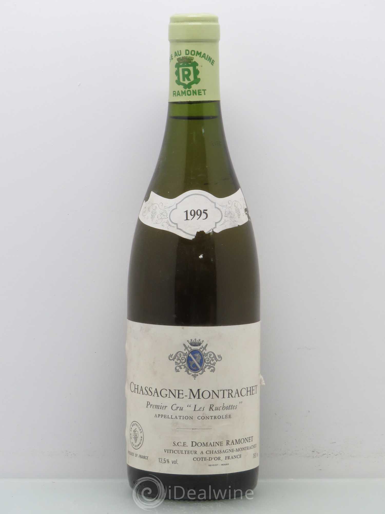 Chassagne-Montrachet 1er Cru Les Ruchottes Ramonet (Domaine) 1995 - Lot de 1 bouteille - 0