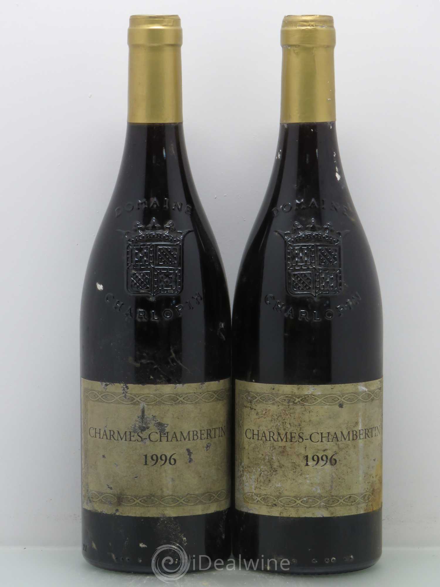 Charmes-Chambertin Grand Cru Charlopin-Parizot 1996 - Lot de 2 bouteilles - 0