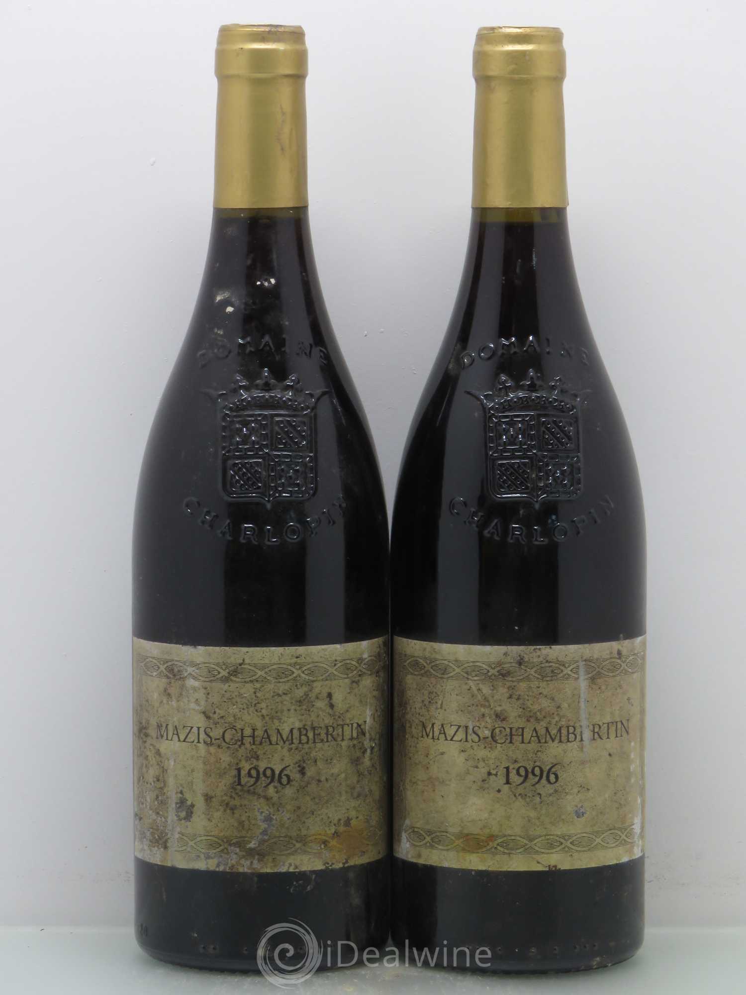 Mazis-Chambertin Grand Cru Charlopin-parizot 1996 - Posten von 2 Flaschen - 0