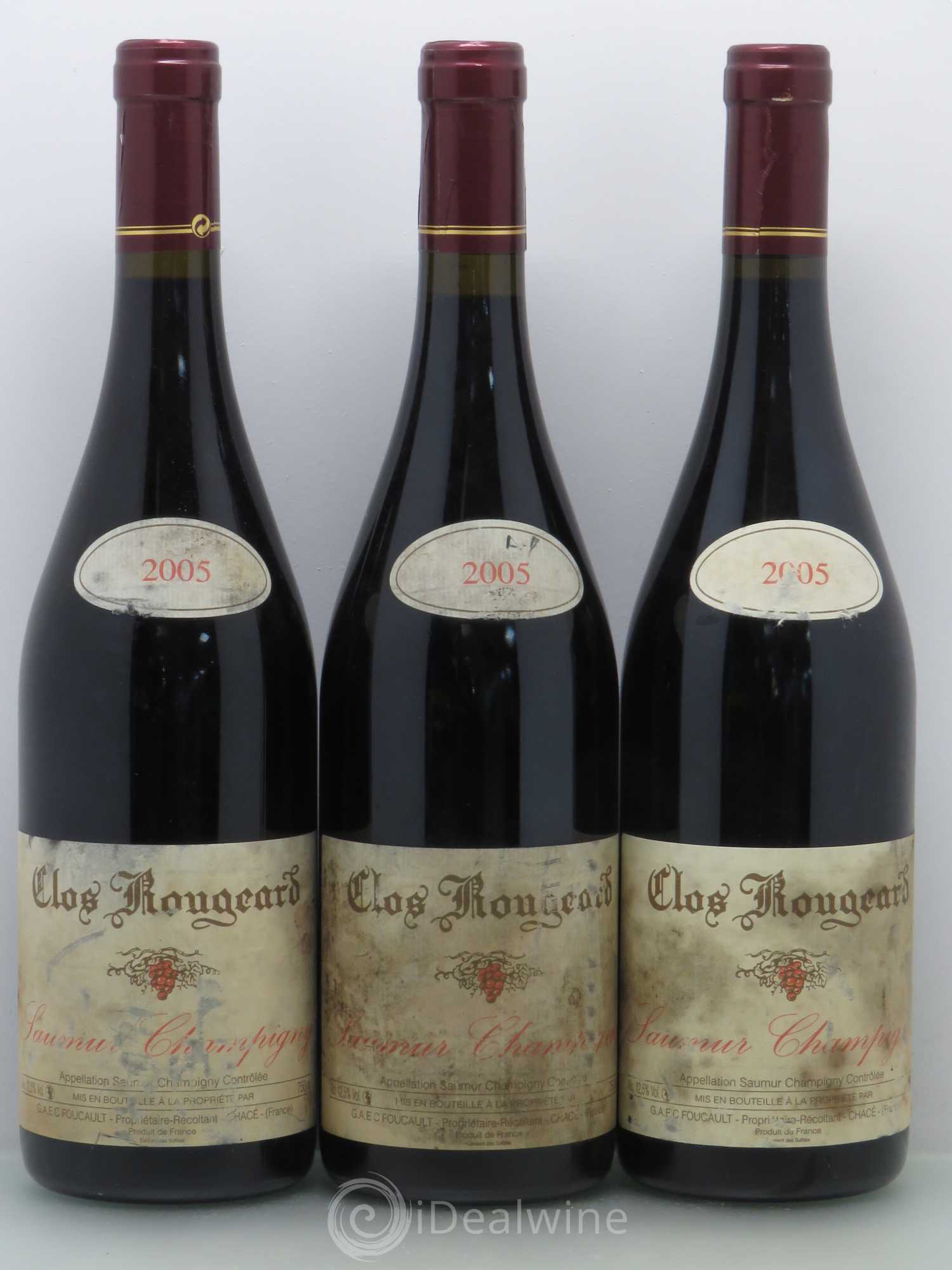Saumur-Champigny Clos Rougeard 2005 - Lot de 3 bouteilles - 0