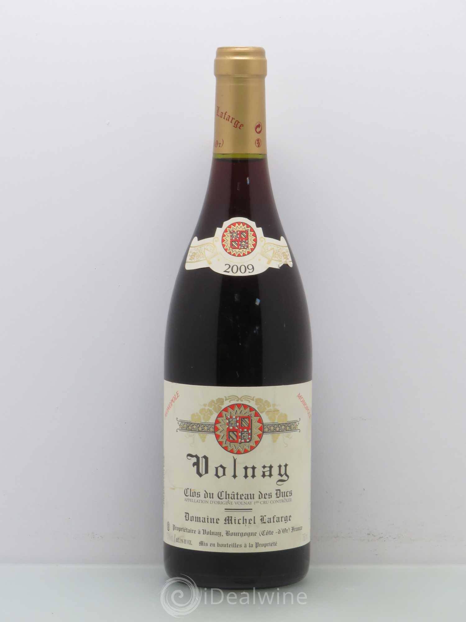 Volnay 1er Cru Clos du Château des Ducs Lafarge (Domaine) 2009 - Lot de 1 bouteille - 0