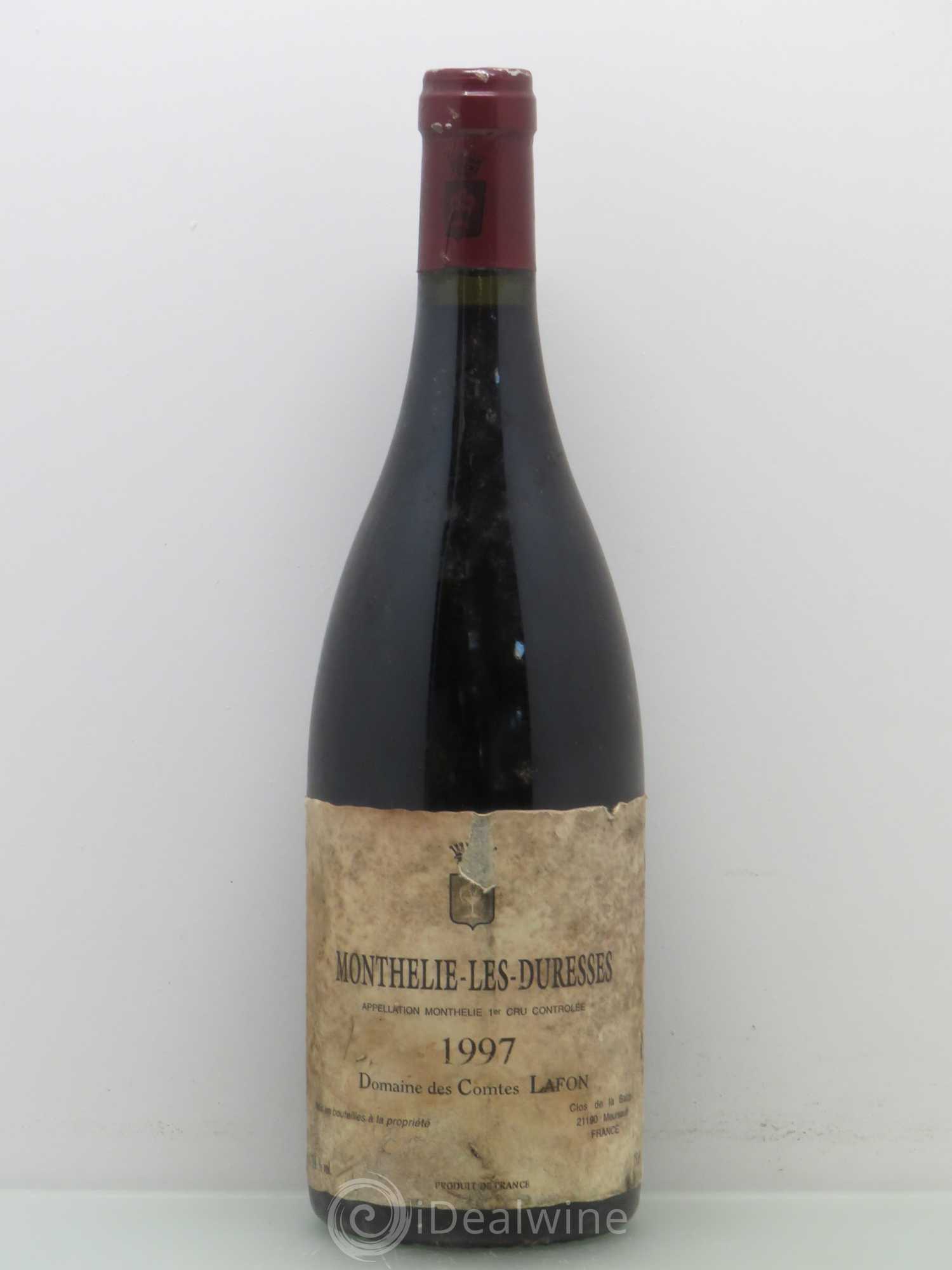Monthélie 1er Cru Les Duresses Comtes Lafon 1997 - Posten von 1 Flasche - 0