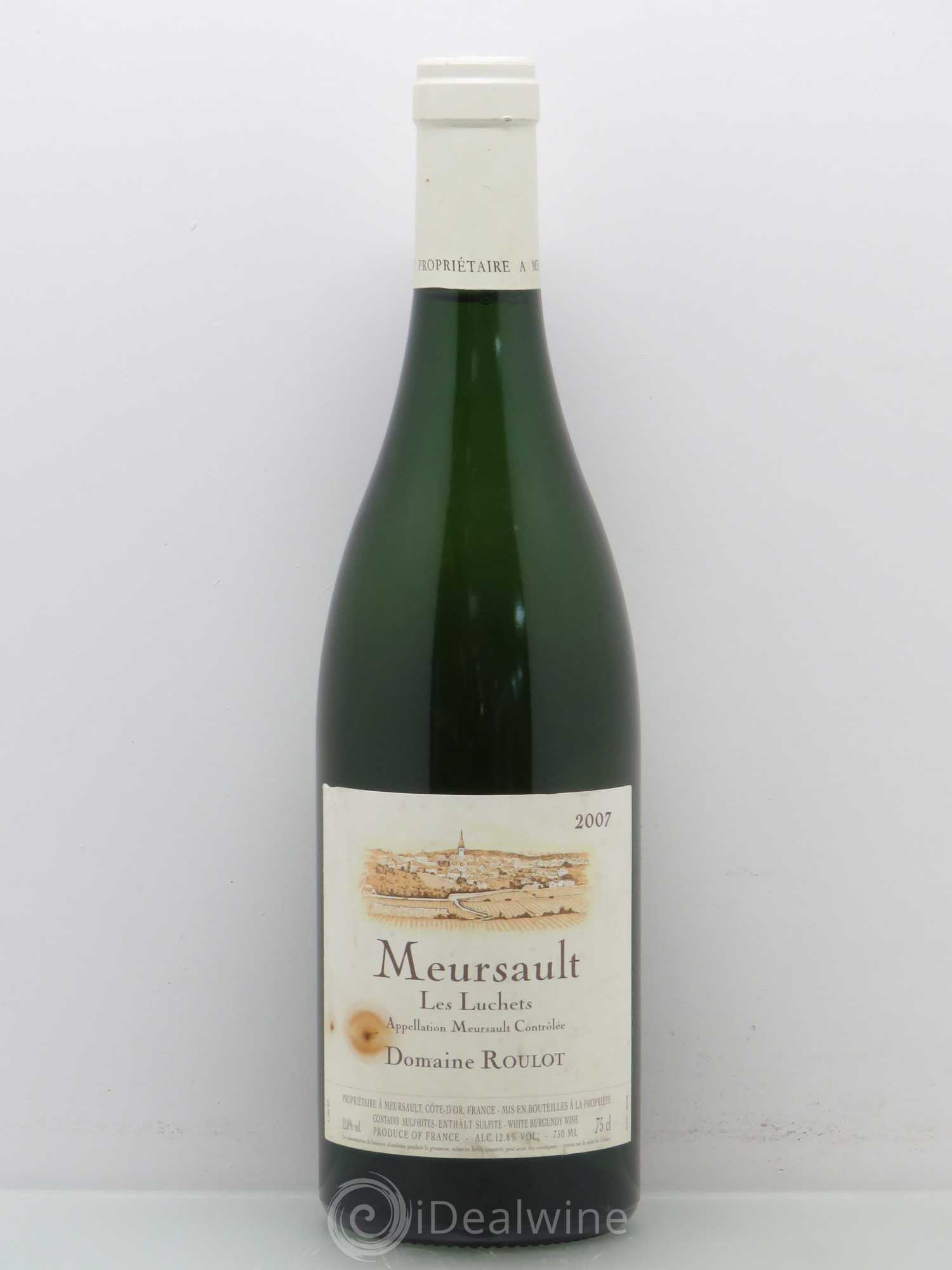 Meursault Luchets Roulot (Domaine) 2007 - Lot de 1 bouteille - 0