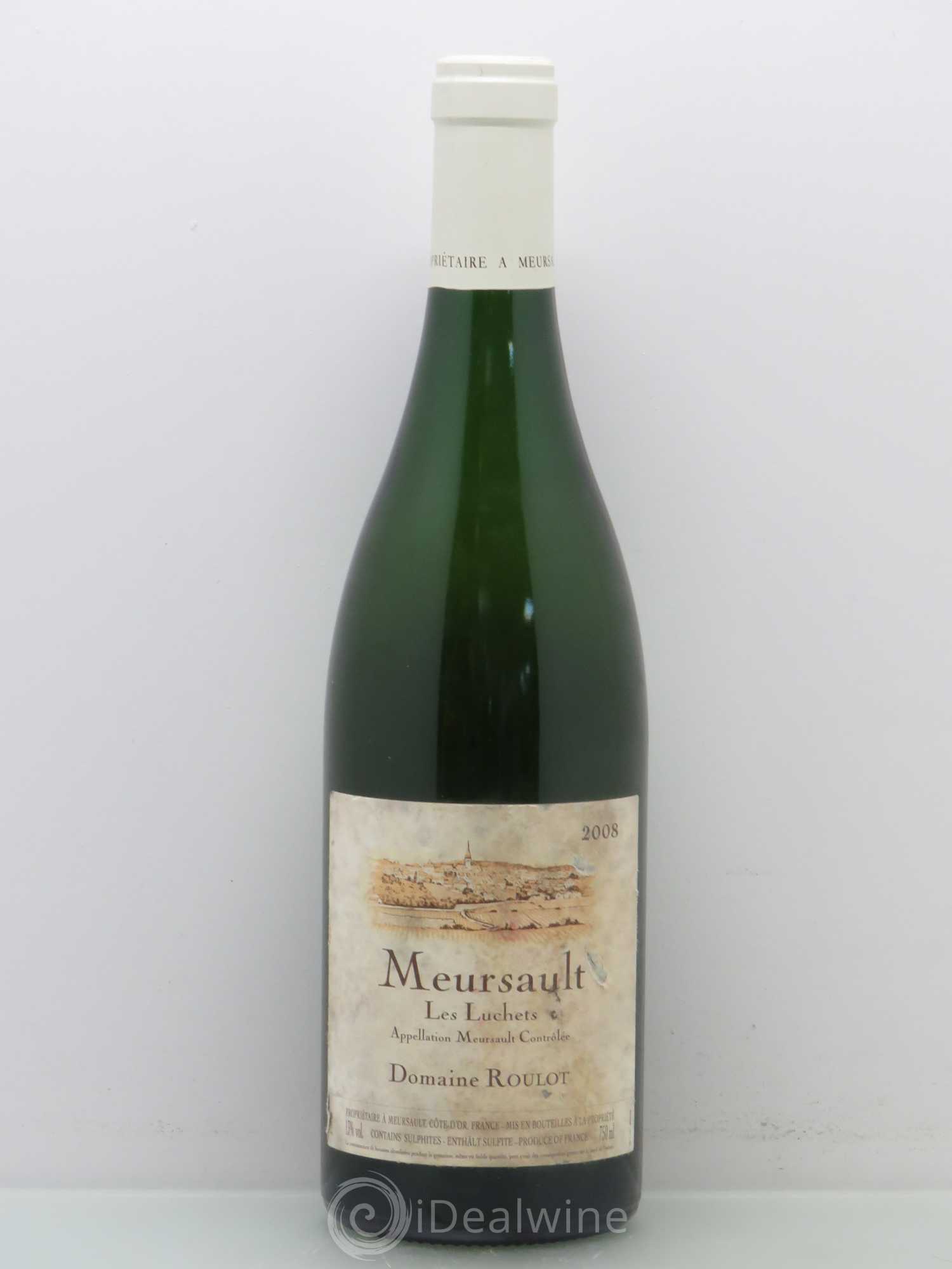 Meursault Luchets Roulot (Domaine) 2008 - Lot de 1 bouteille - 0