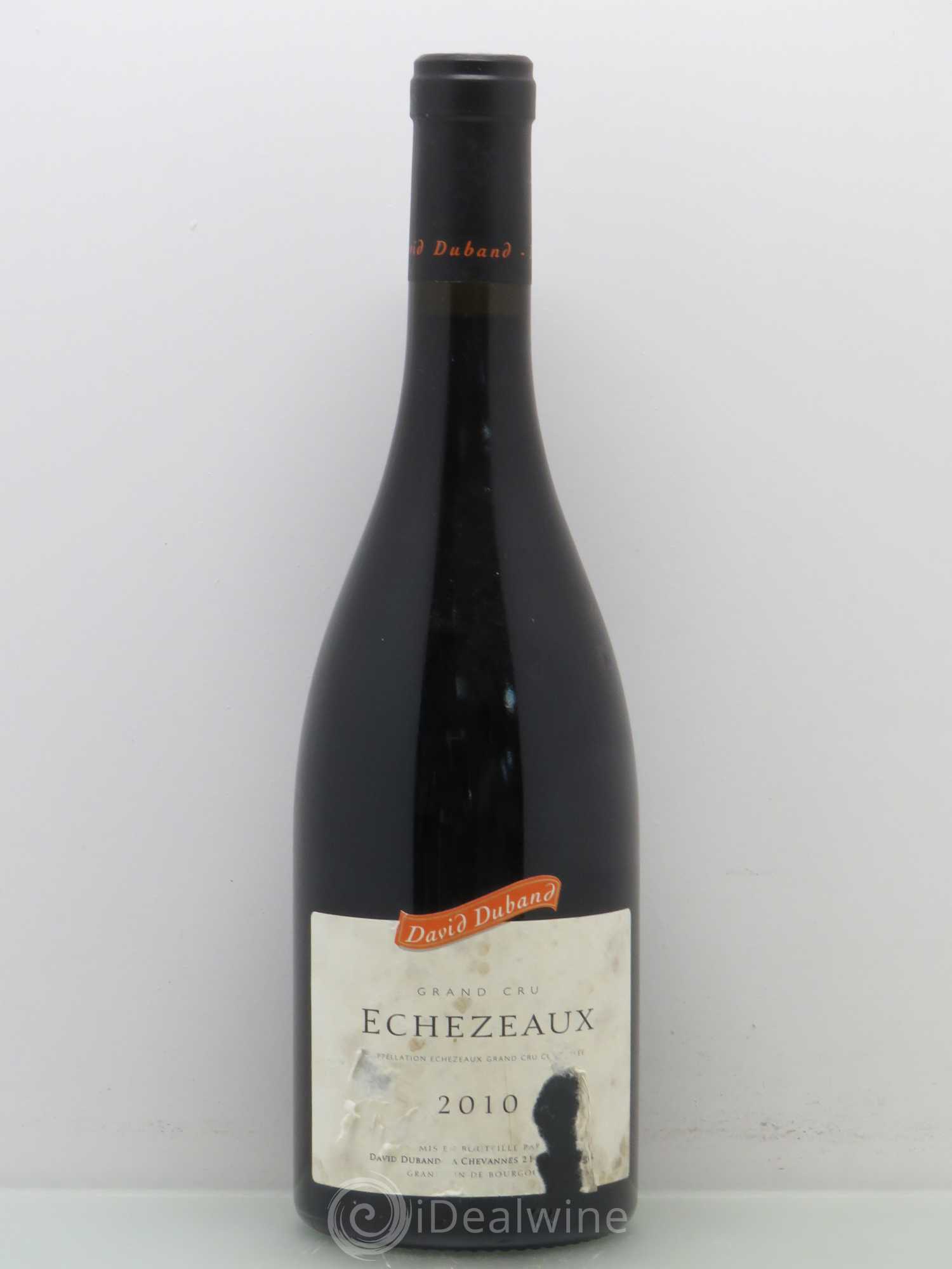 Echezeaux Grand Cru David Duband (Domaine) 2010 - Lot de 1 bouteille - 0