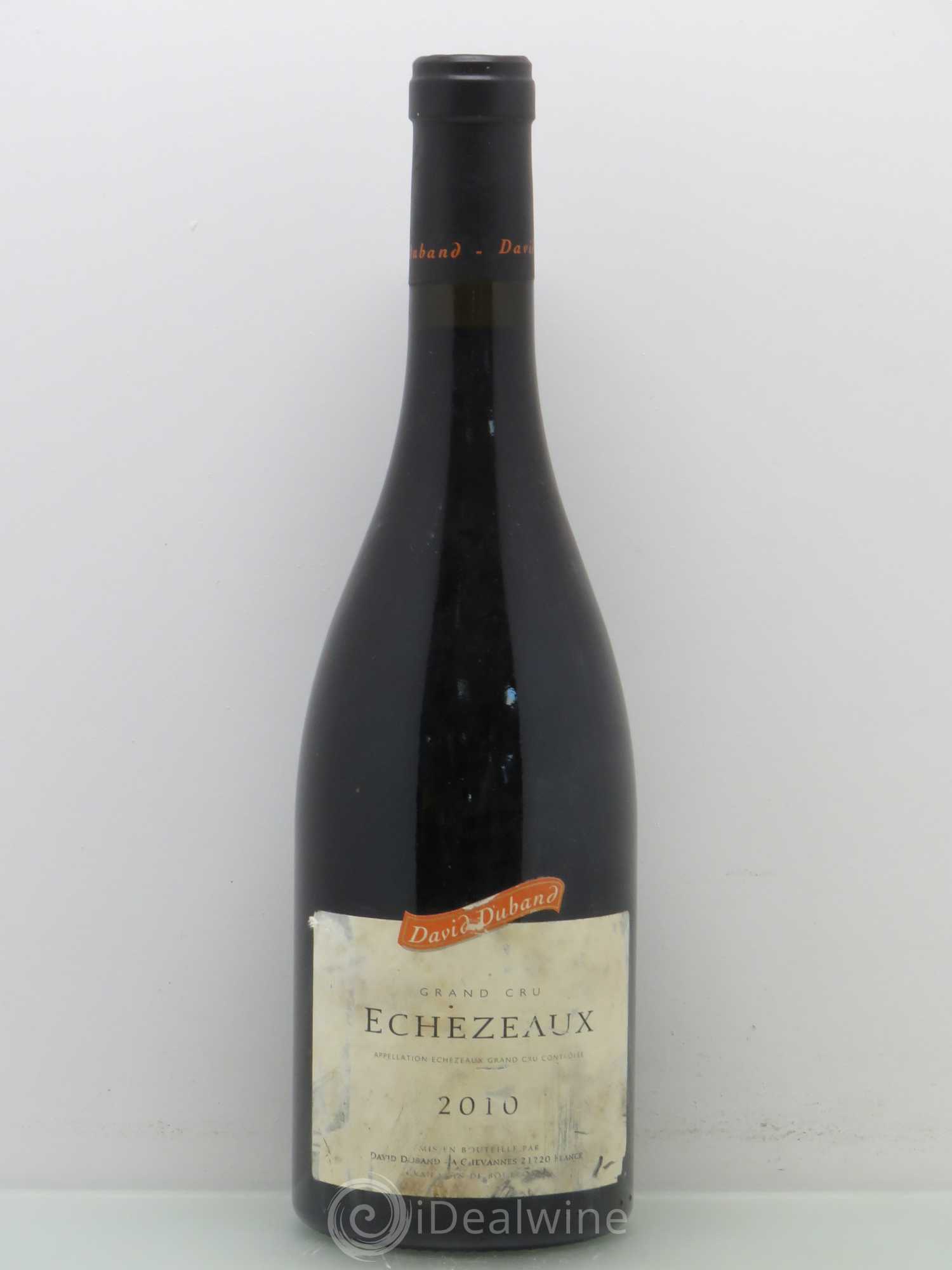 Echezeaux Grand Cru David Duband (Domaine) 2010 - Lot de 1 bouteille - 0