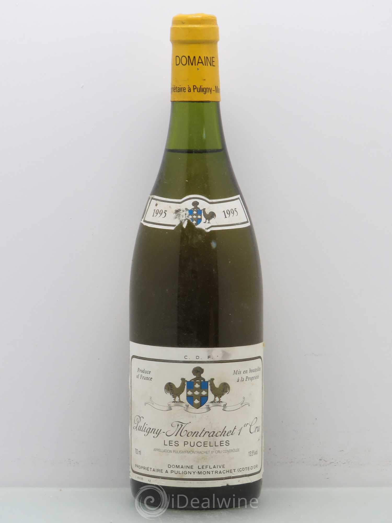 Puligny-Montrachet 1er Cru Les Pucelles Leflaive (Domaine) 1995 - Lot de 1 bouteille - 0