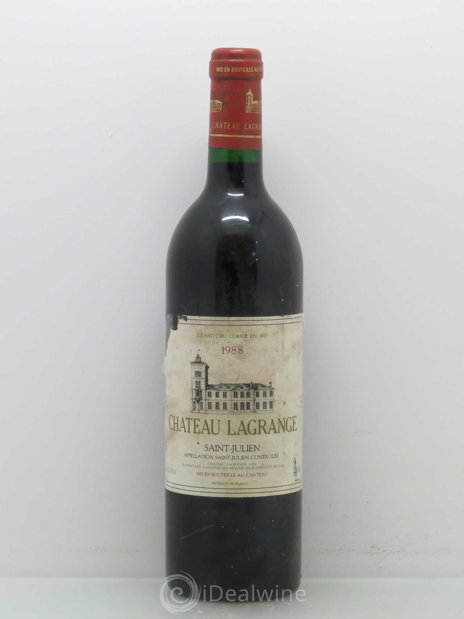Château Lagrange 3ème Grand Cru Classé 1988 - Lot de 1 bouteille - 0