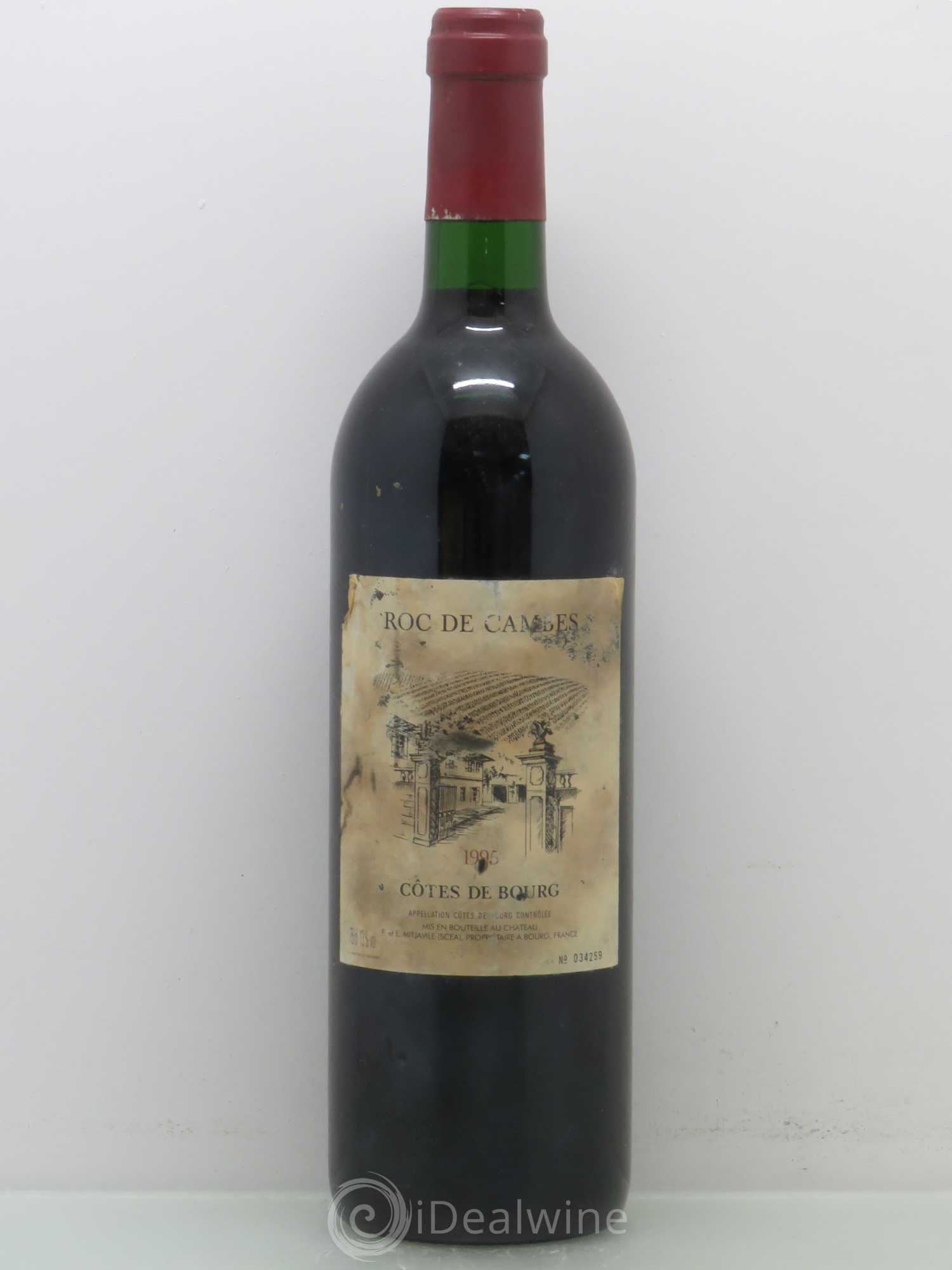 Roc de Cambes 1995 - Posten von 1 Flasche - 0