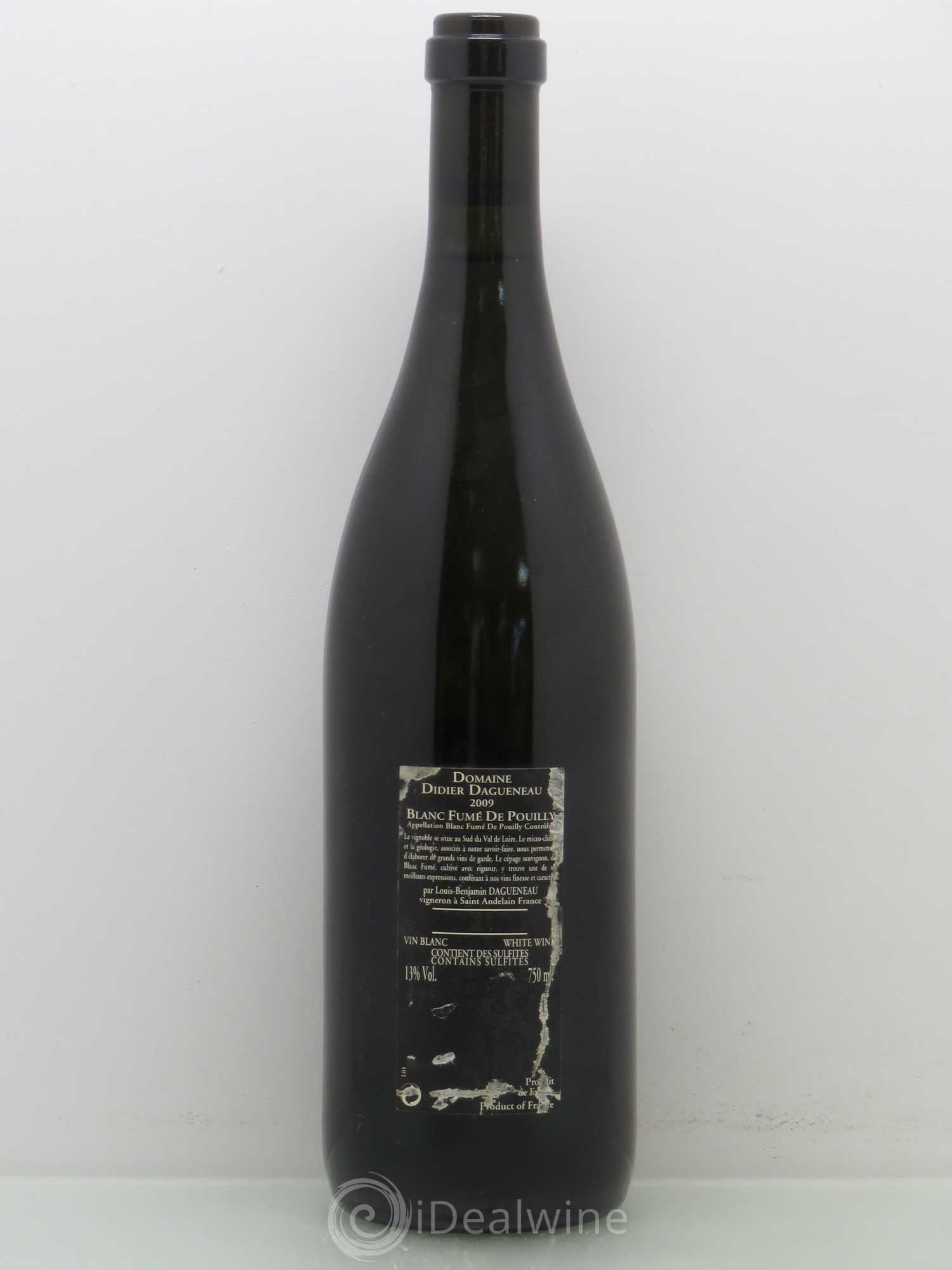 Vin de France (anciennement Pouilly-Fumé) Silex Dagueneau (Domaine Didier - Louis-Benjamin) 2009 - Lot de 1 bouteille - 1