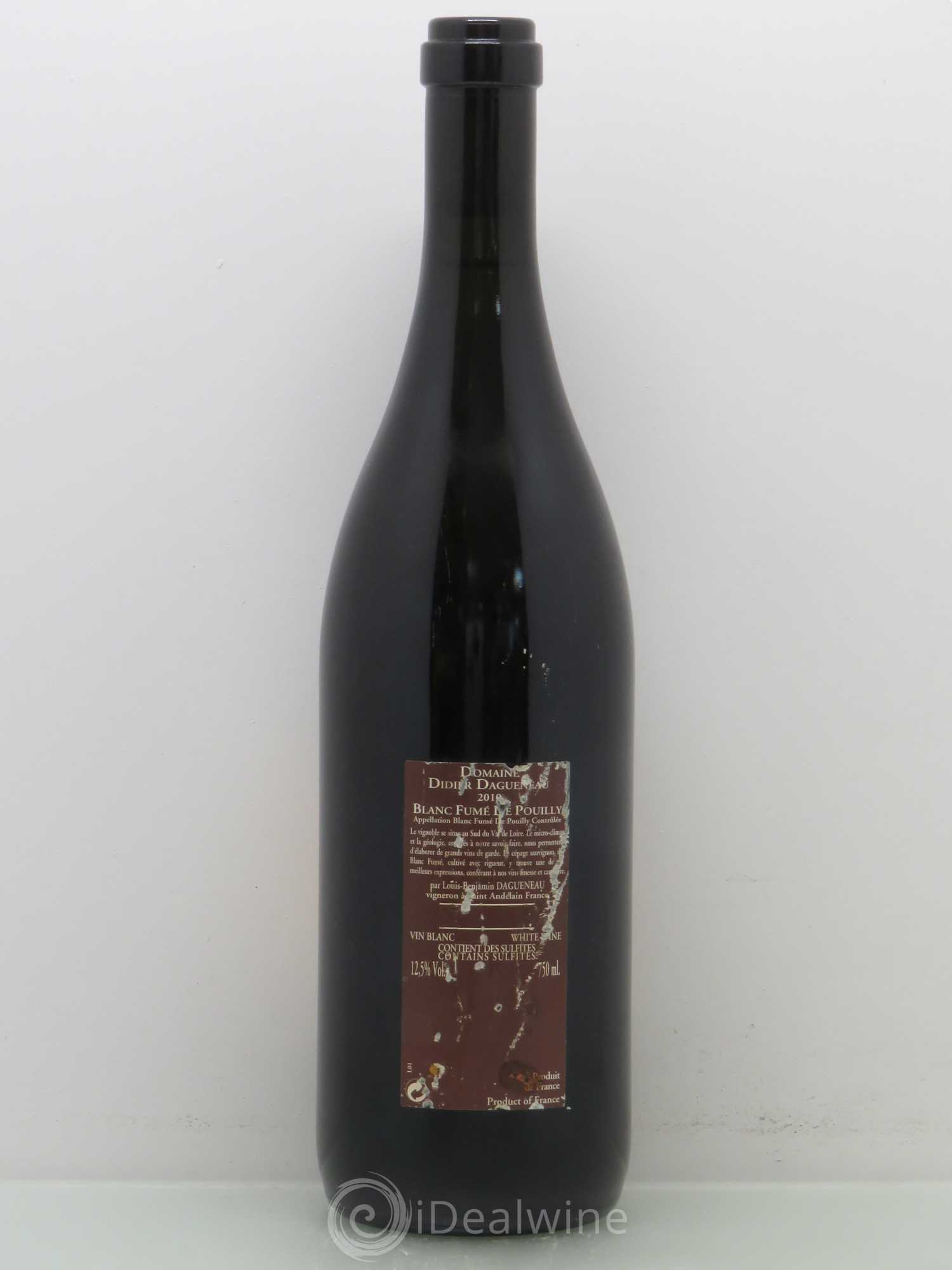Vin de France (anciennement Pouilly-Fumé) Pur Sang Dagueneau (Domaine Didier - Louis-Benjamin) 2010 - Lot de 1 bouteille - 1