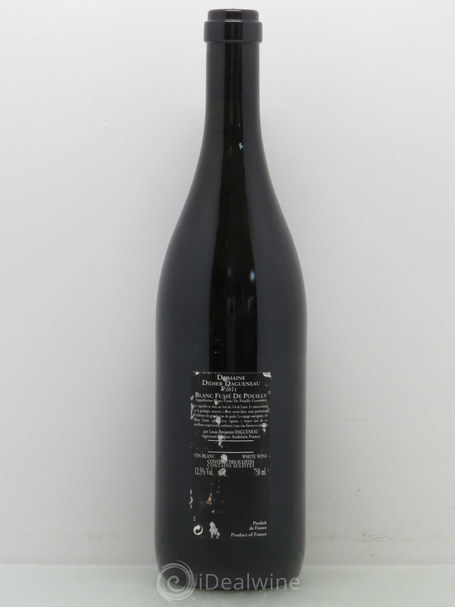 Vin de France (anciennement Pouilly-Fumé) Silex Dagueneau (Domaine Didier - Louis-Benjamin) 2011 - Lot de 1 bouteille - 1