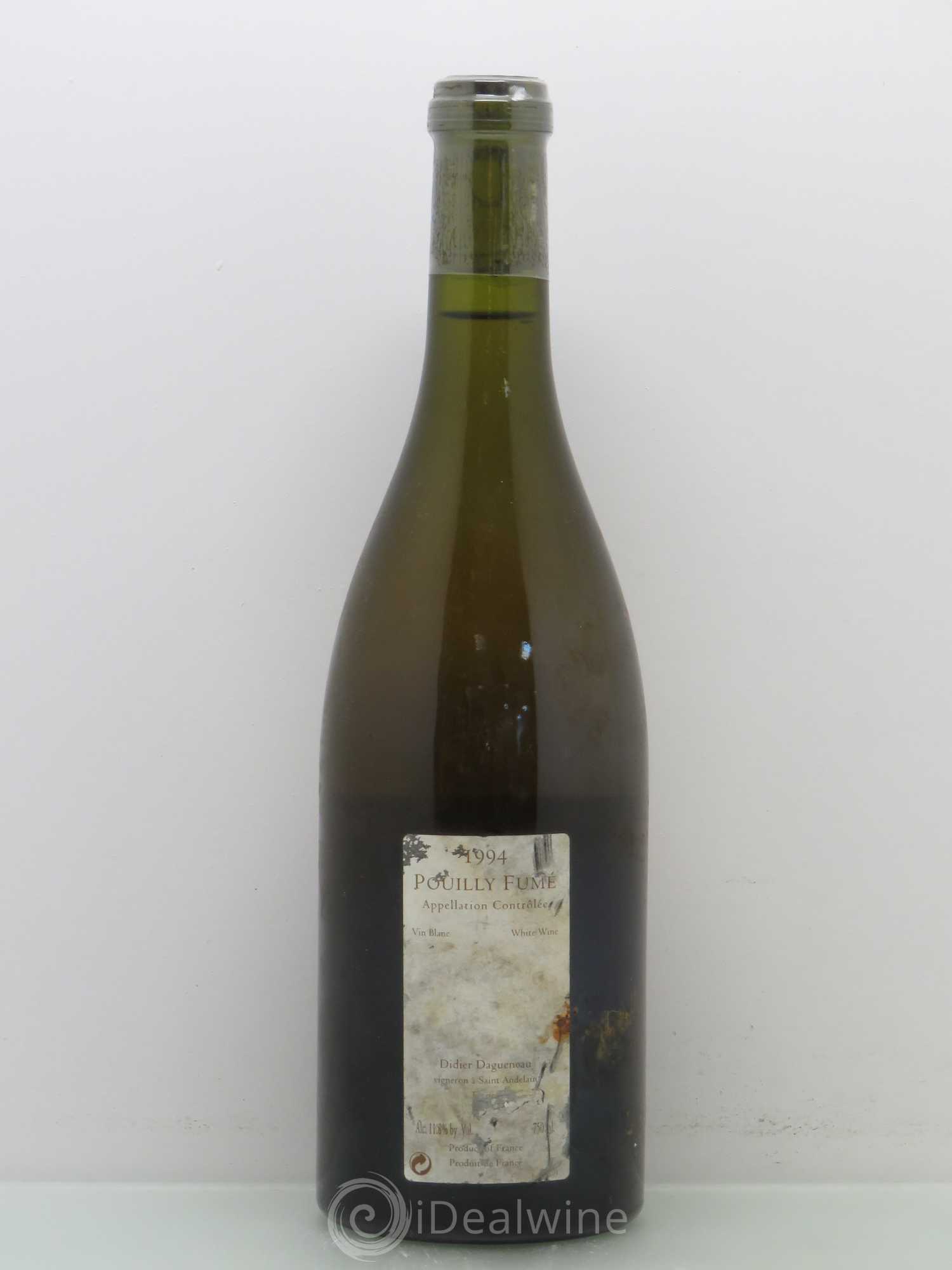 Vin de France (anciennement Pouilly-Fumé) Pur Sang Dagueneau (Domaine Didier - Louis-Benjamin) 1994 - Lot de 1 bouteille - 1