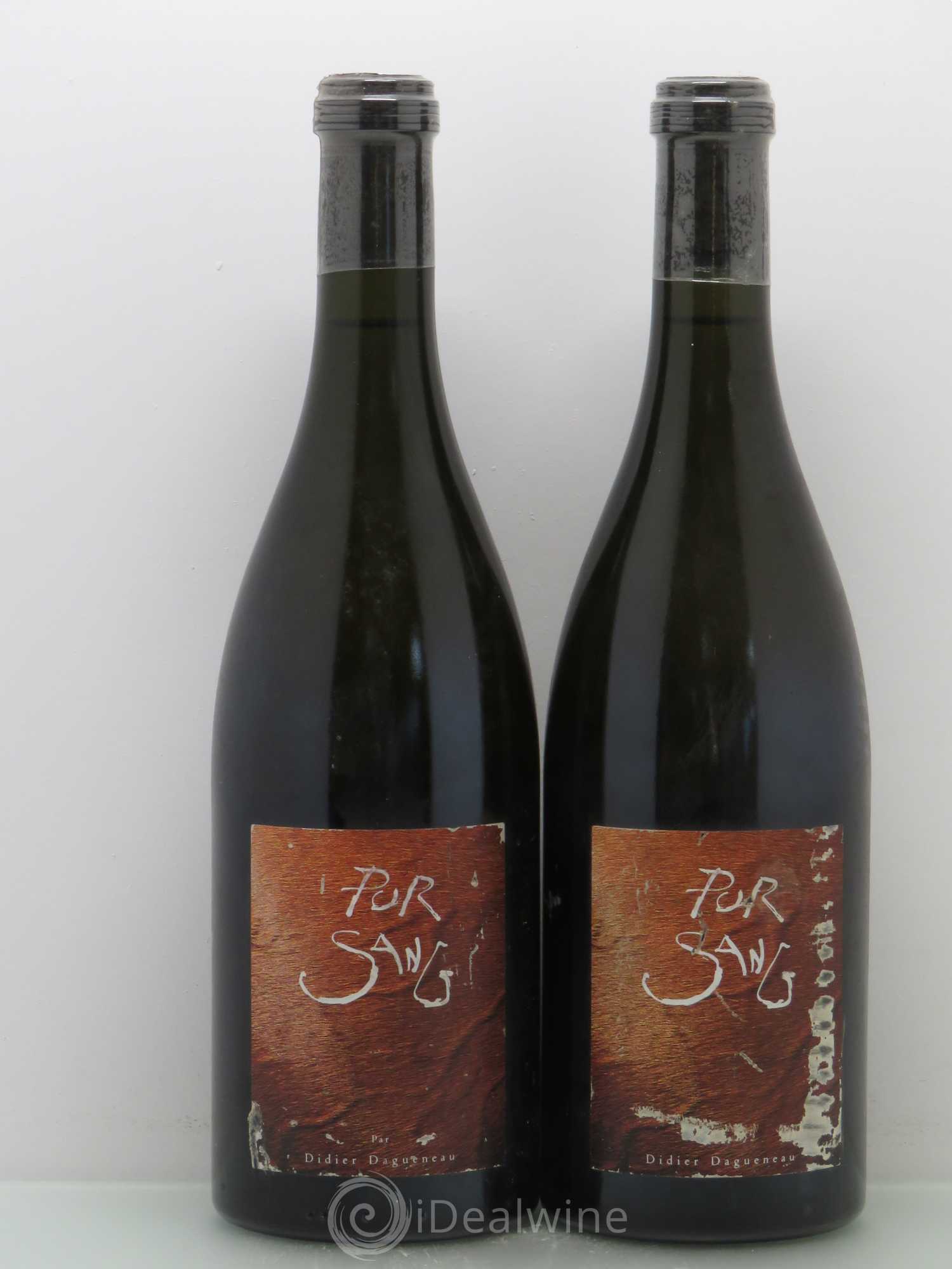 Vin de France (anciennement Pouilly-Fumé) Pur Sang Dagueneau (Domaine Didier - Louis-Benjamin) 1996 - Lot de 2 bouteilles - 0