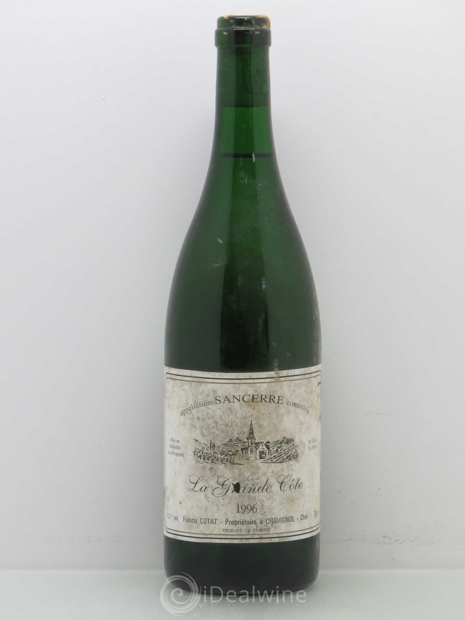 Sancerre La Grande Côte Francis Cotat 1996 - Posten von 1 Flasche - 0