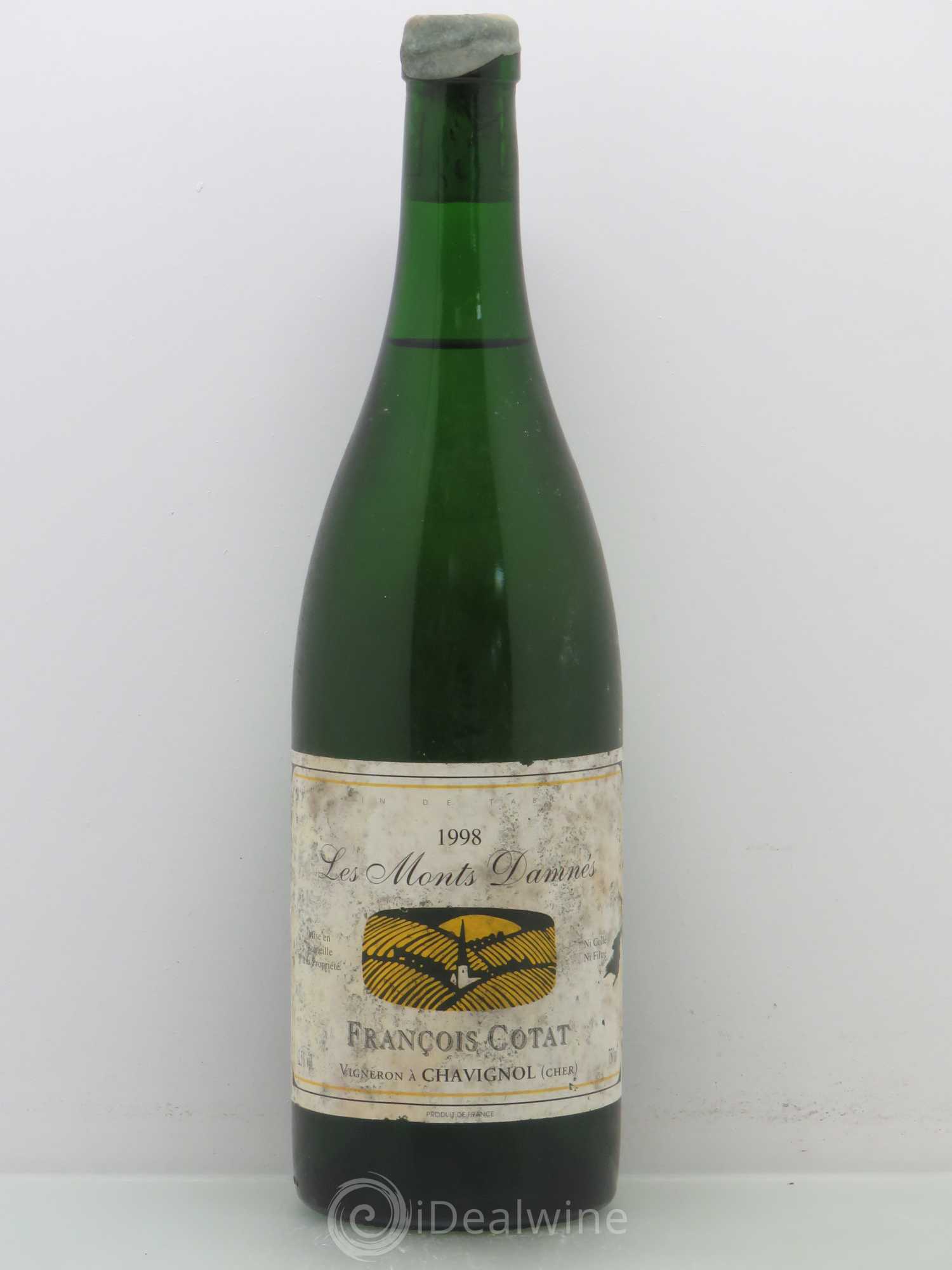 Sancerre Les Monts Damnés François Cotat 1998 - Lot de 1 bouteille - 0