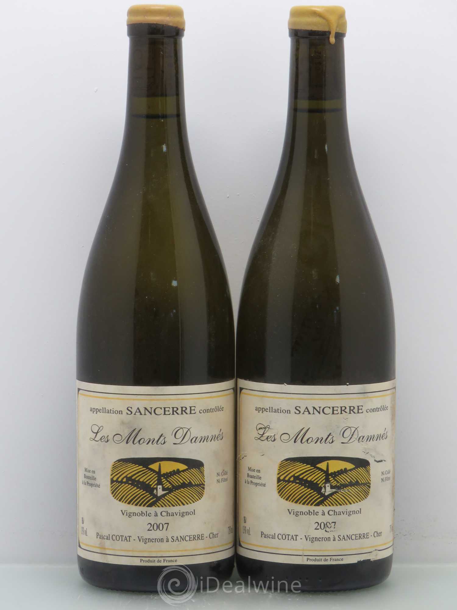 Sancerre Les Monts Damnes Pascal Cotat 2007 - Posten von 2 Flaschen - 0