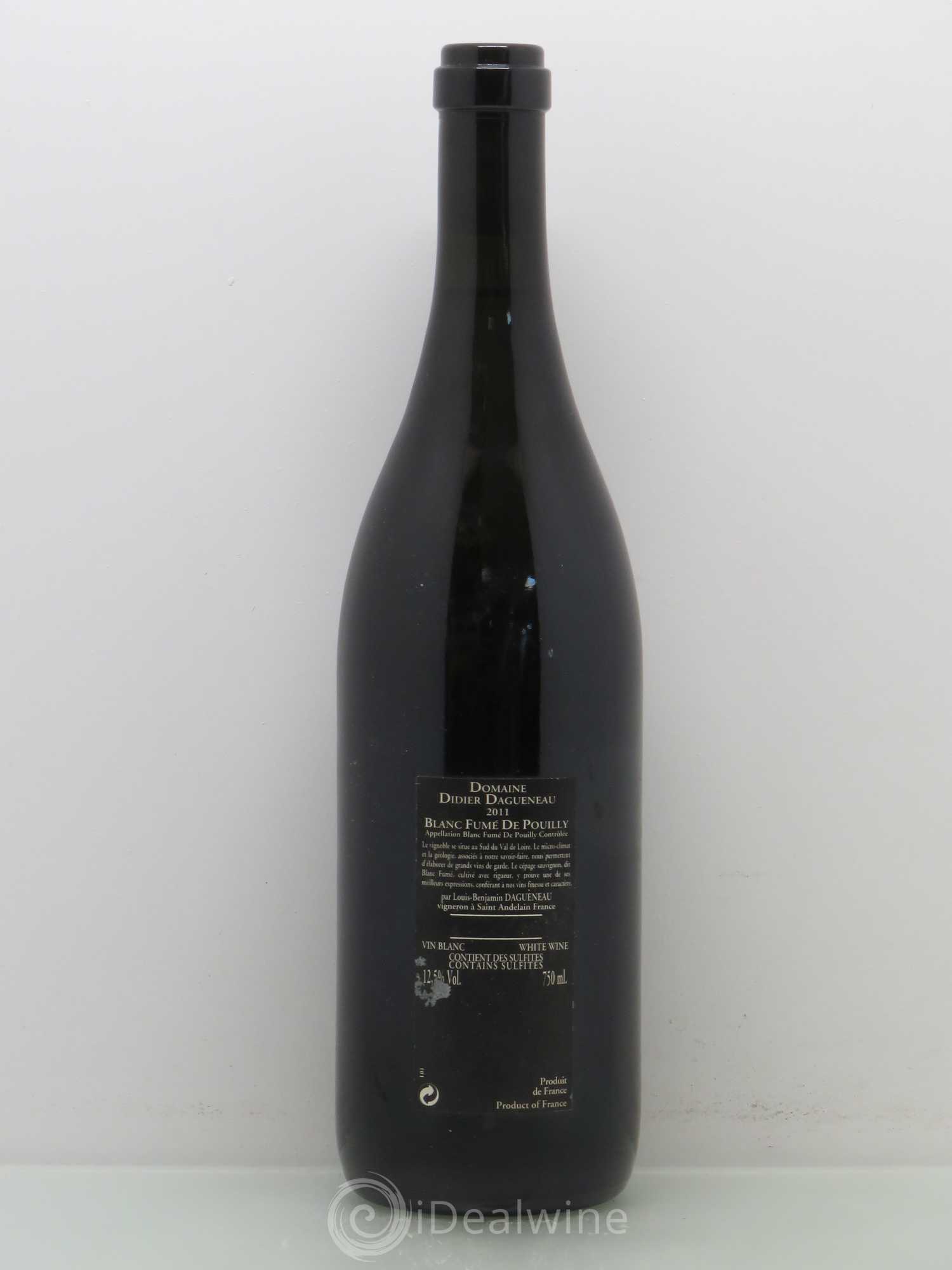 Vin de France (anciennement Pouilly-Fumé) Silex Dagueneau (Domaine Didier - Louis-Benjamin) 2011 - Lot de 1 bouteille - 1