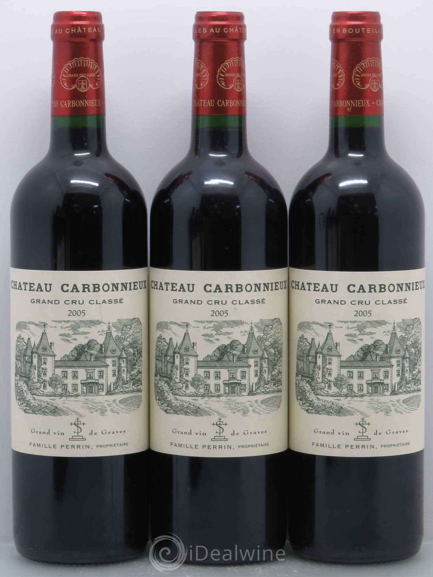 Château Carbonnieux Cru Classé de Graves 2005 - Lot de 12 bouteilles - 1