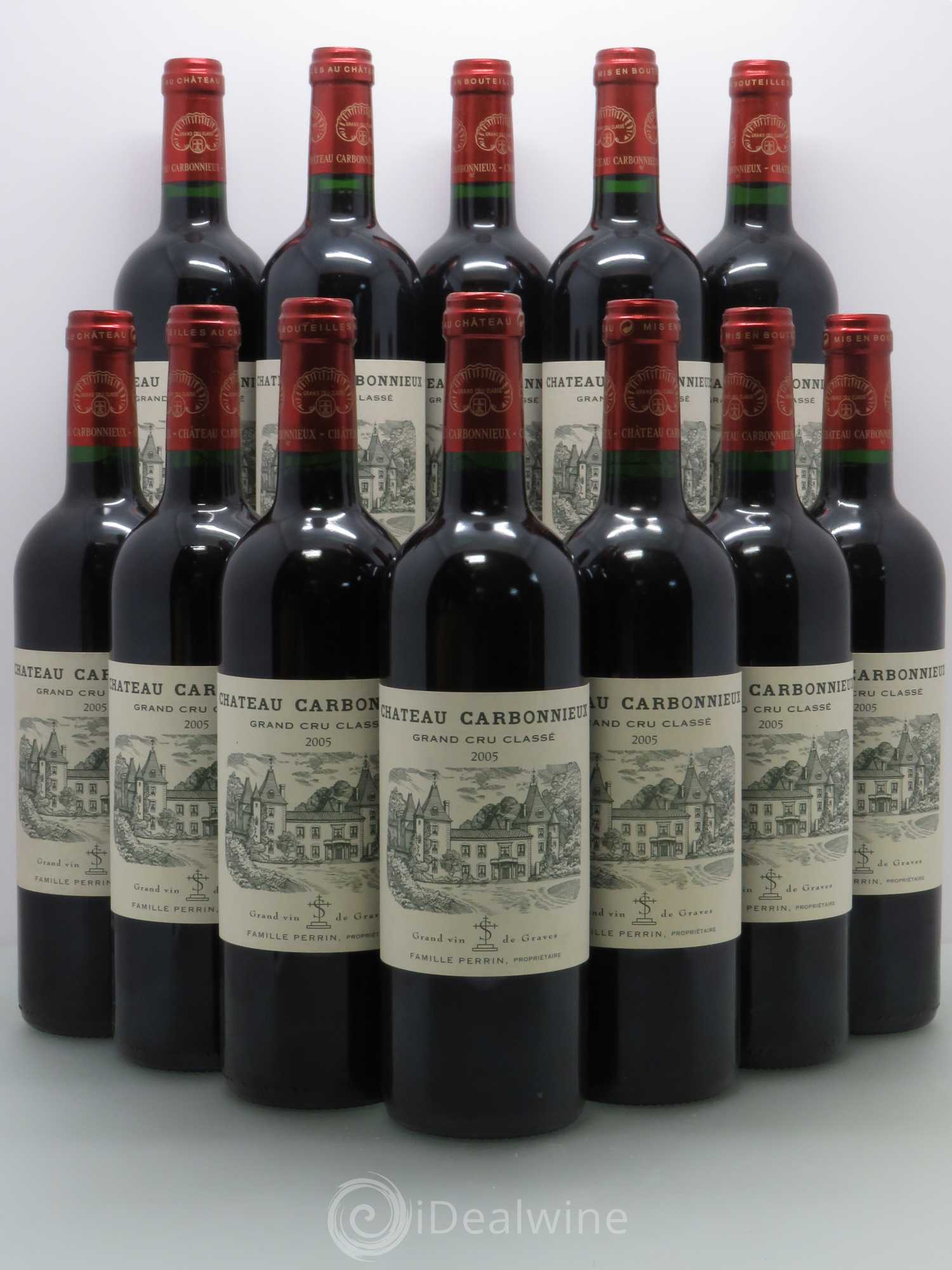 Château Carbonnieux Cru Classé de Graves 2005 - Lot de 12 bouteilles - 0