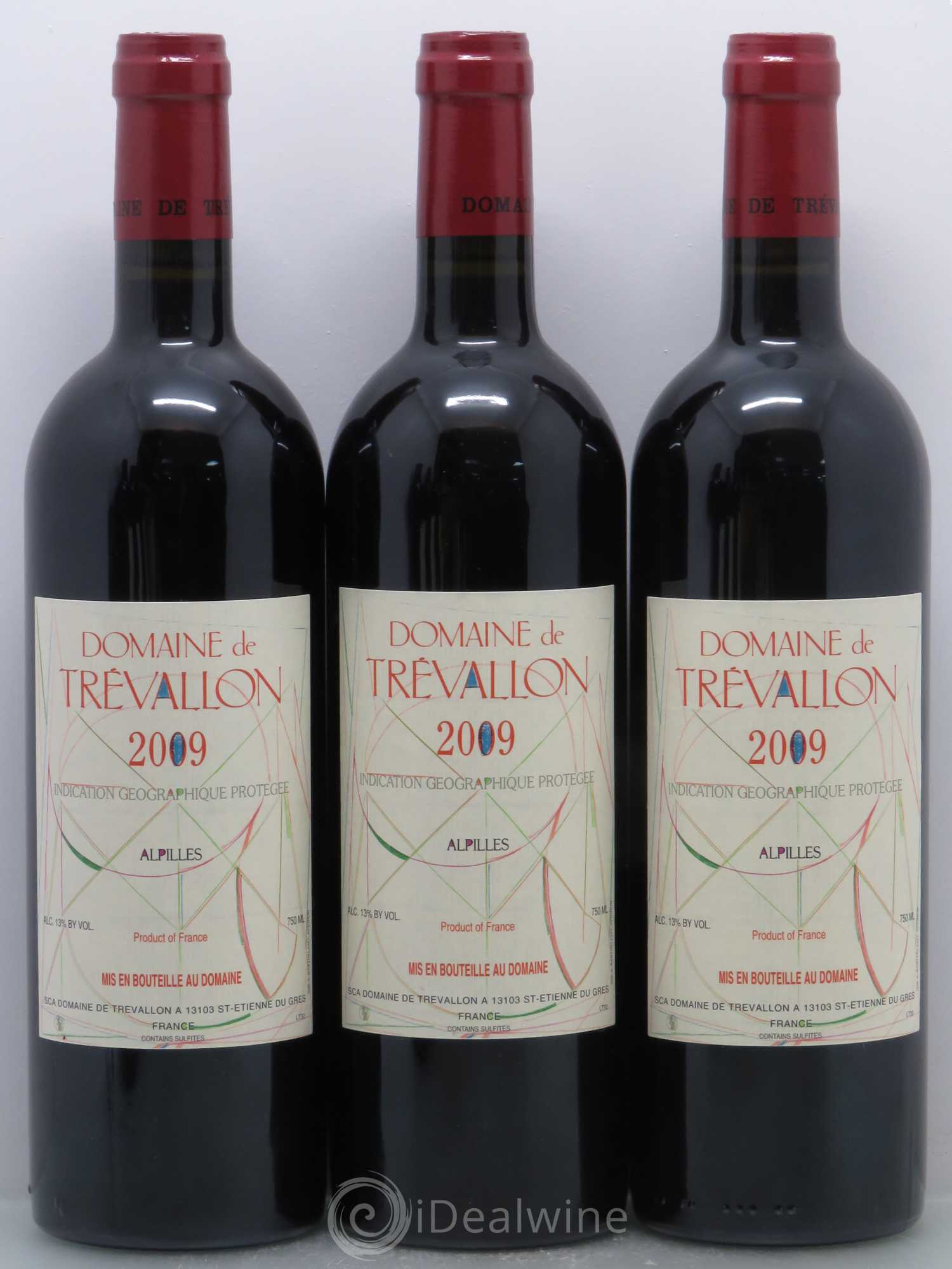 Coteaux d'Aix-en-Provence Trévallon (Domaine de) Eloi Dürrbach 2009 - Lot de 12 bouteilles - 1