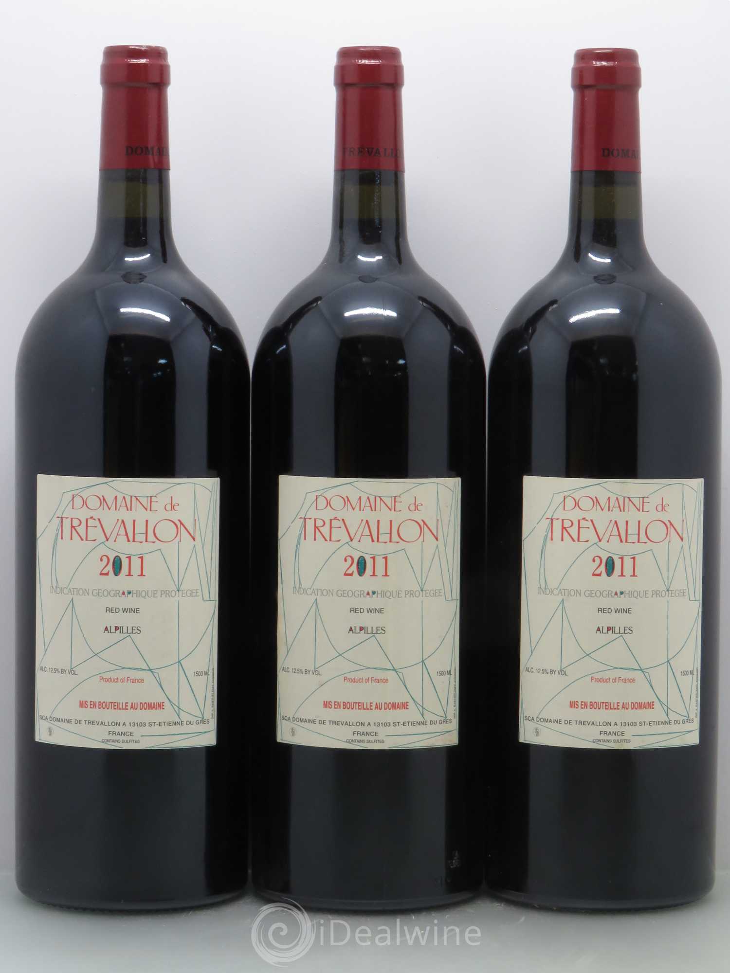 Coteaux d'Aix-en-Provence Trévallon (Domaine de) Eloi Dürrbach 2011 - Lot de 3 magnums - 0