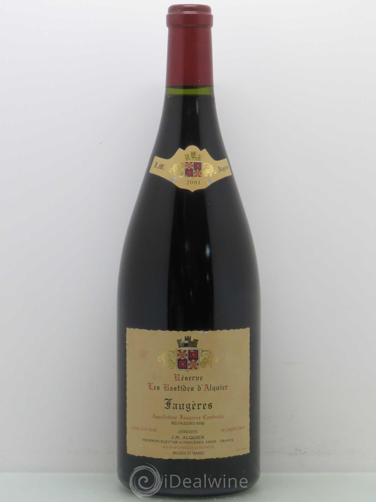 Faugères Domaine Jean-Michel Alquier Les Bastides d'Alquier 2001 - Lot de 1 magnum - 0