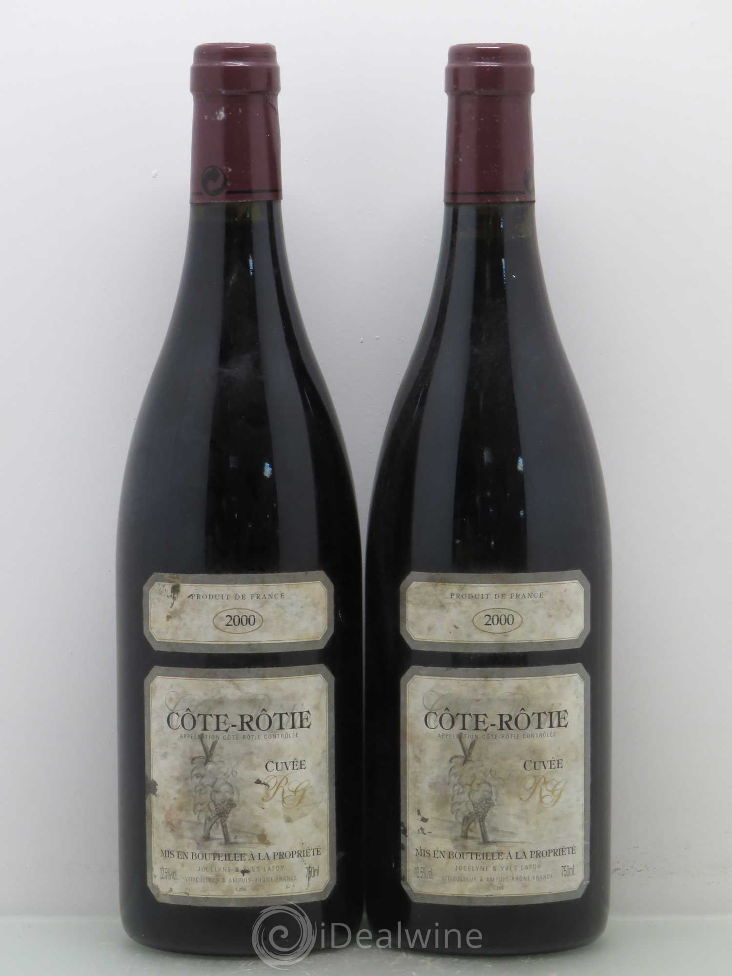 Côte-Rôtie Cuvee RG Lafoy 2000 - Posten von 2 Flaschen - 0