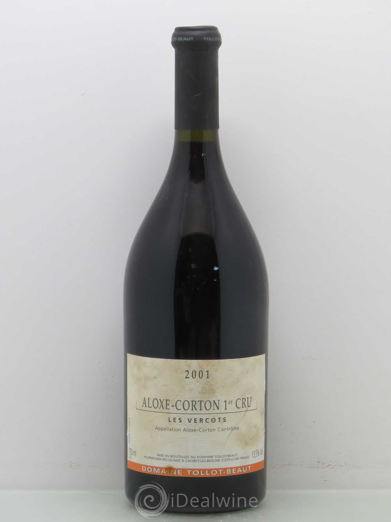 Aloxe-Corton 1er Cru Les Vercots Tollot Beaut (Domaine) 2001 - Lot de 1 bouteille - 0